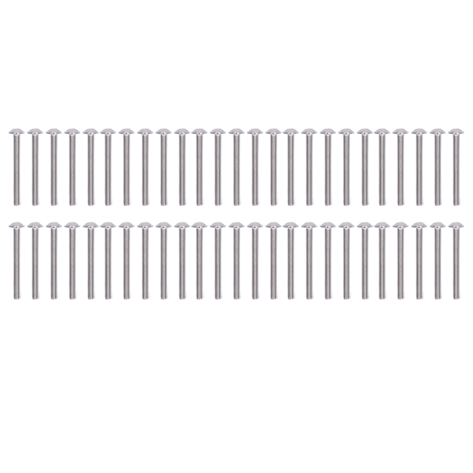 50 Edelstahl-a2-70-m3x30-mm-linsenkopfschrauben – 50-teiliges Befestigungsset