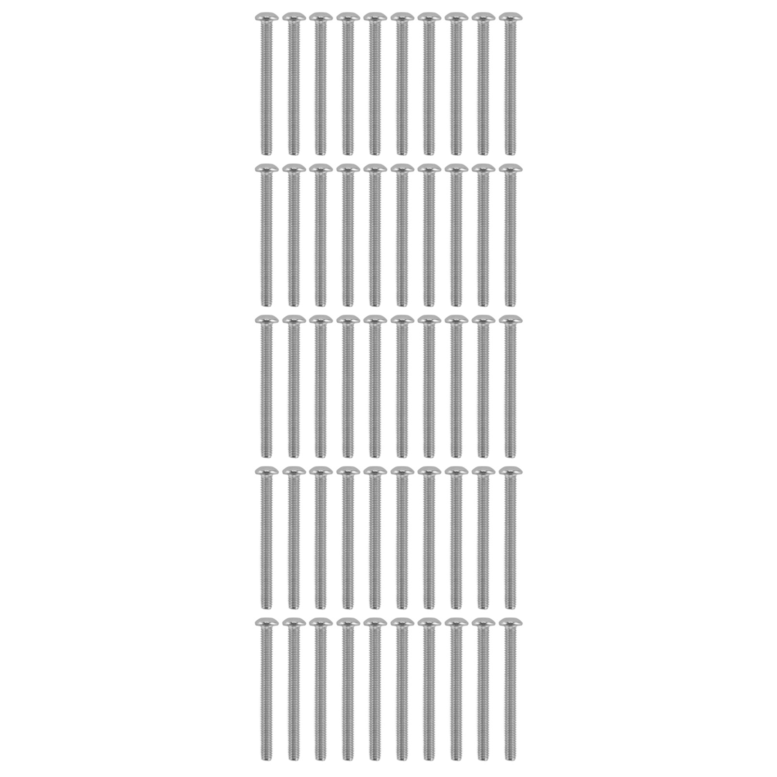 50 M4-zylinderschrauben Aus Verzinktem Stahl Mit Innensechskant Für Elektronische Instrumente Und Präzisionsgeräte