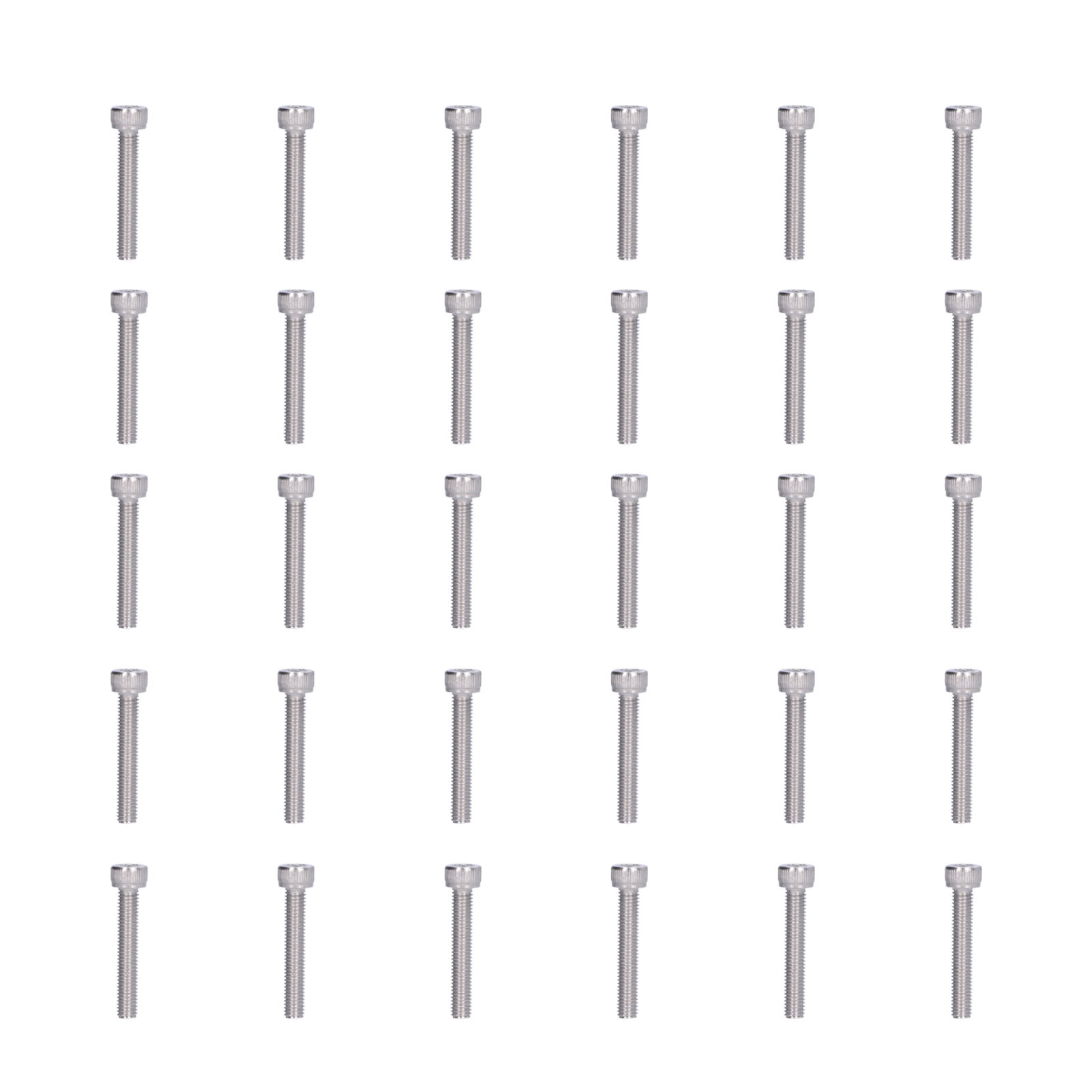 30 M5 A2-70 Linsenkopfschrauben, 30-teiliges Set Für Montage Und Reparatur, M5x30