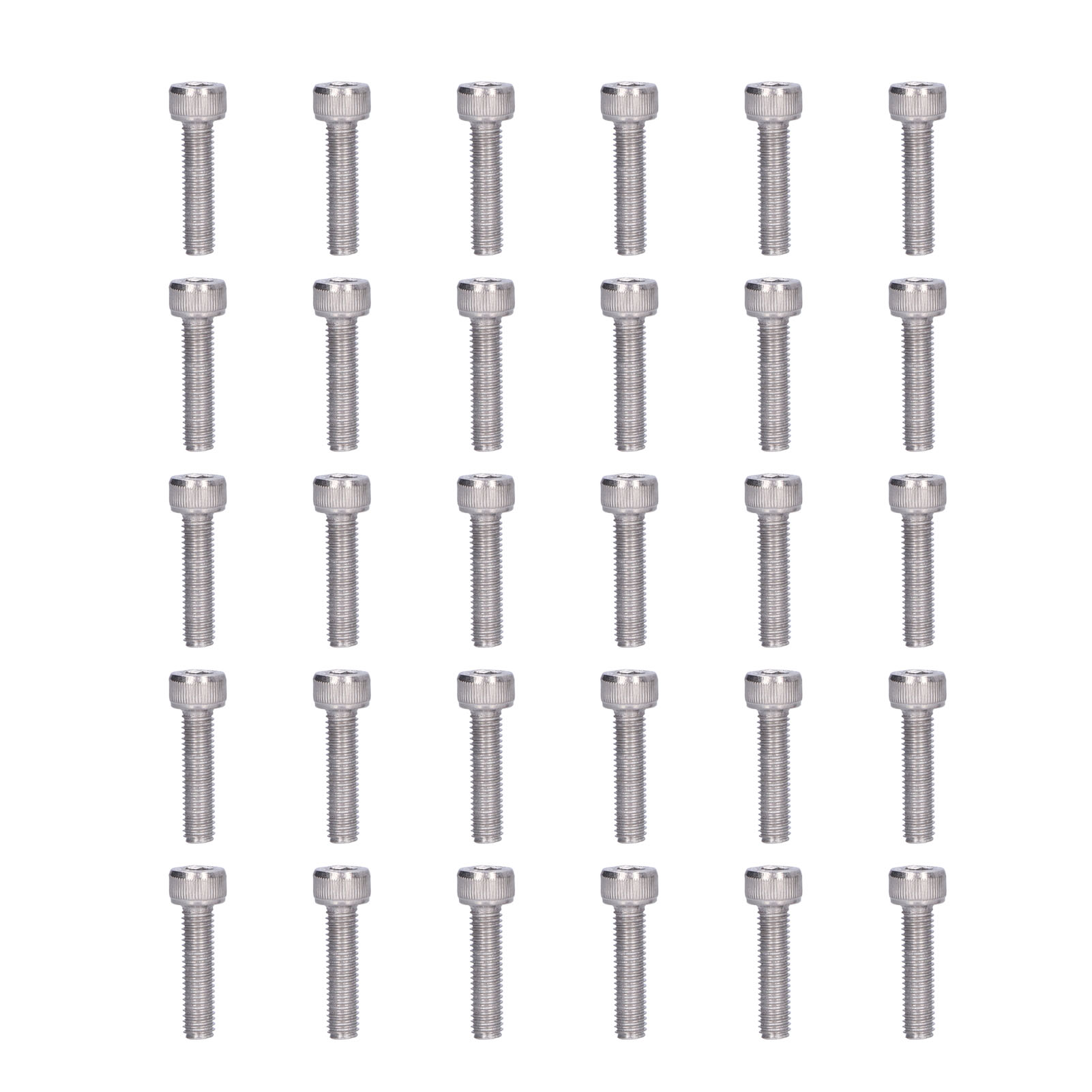 30 M5 A2-70 Metall-linsenkopfschrauben Für Montage Und Reparatur, 30-teiliges Set M5x20