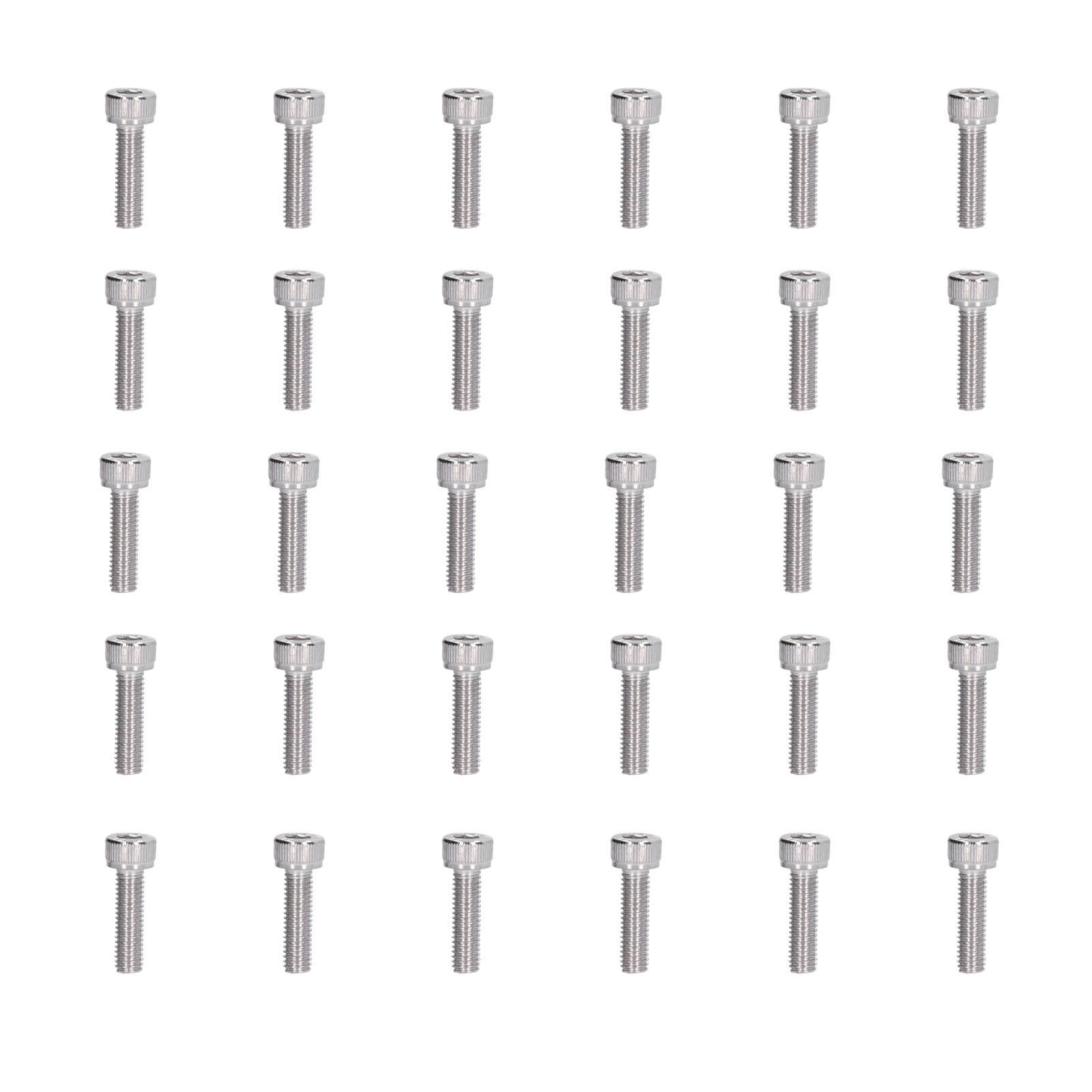 30 M5 A2-70 Edelstahl-linsenkopfschrauben, 30-teiliges Set Für Reparatur Und Montage, M5x18