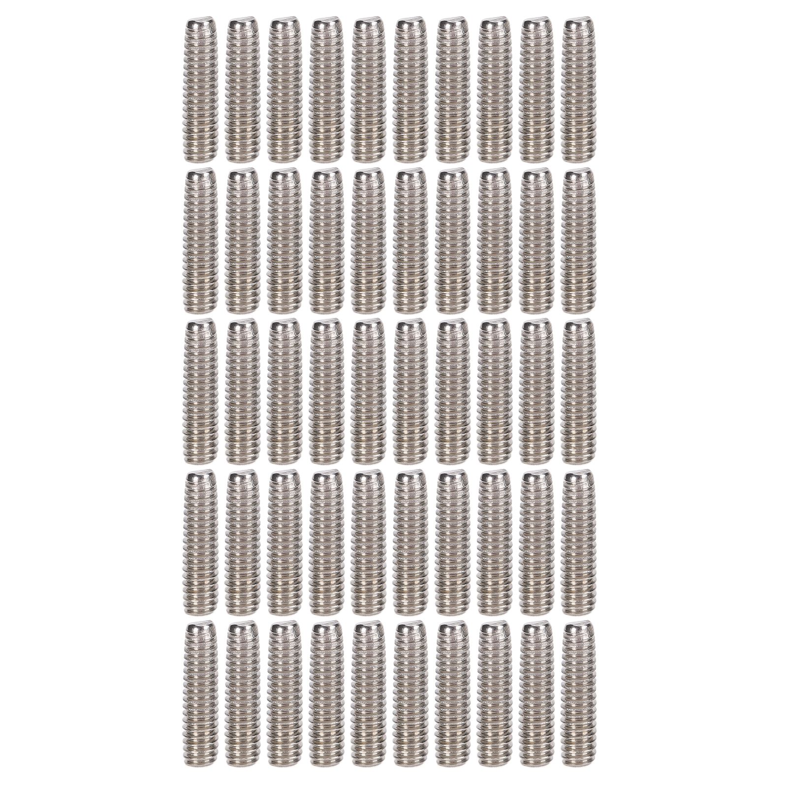 50 Gewindestifte Aus Edelstahl A2-70, M2x8 Gewindestift-sortiment, 50 Stück Für Präzise Befestigung