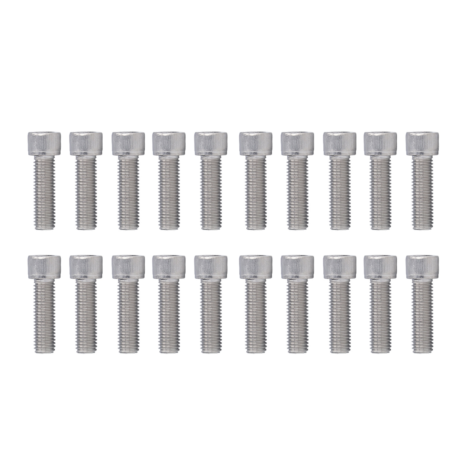 20 M12x40 A2-70 Edelstahl-innensechskantschrauben, Grobgewindesteigung 1,75 Mm, 20er-packung, Din 912