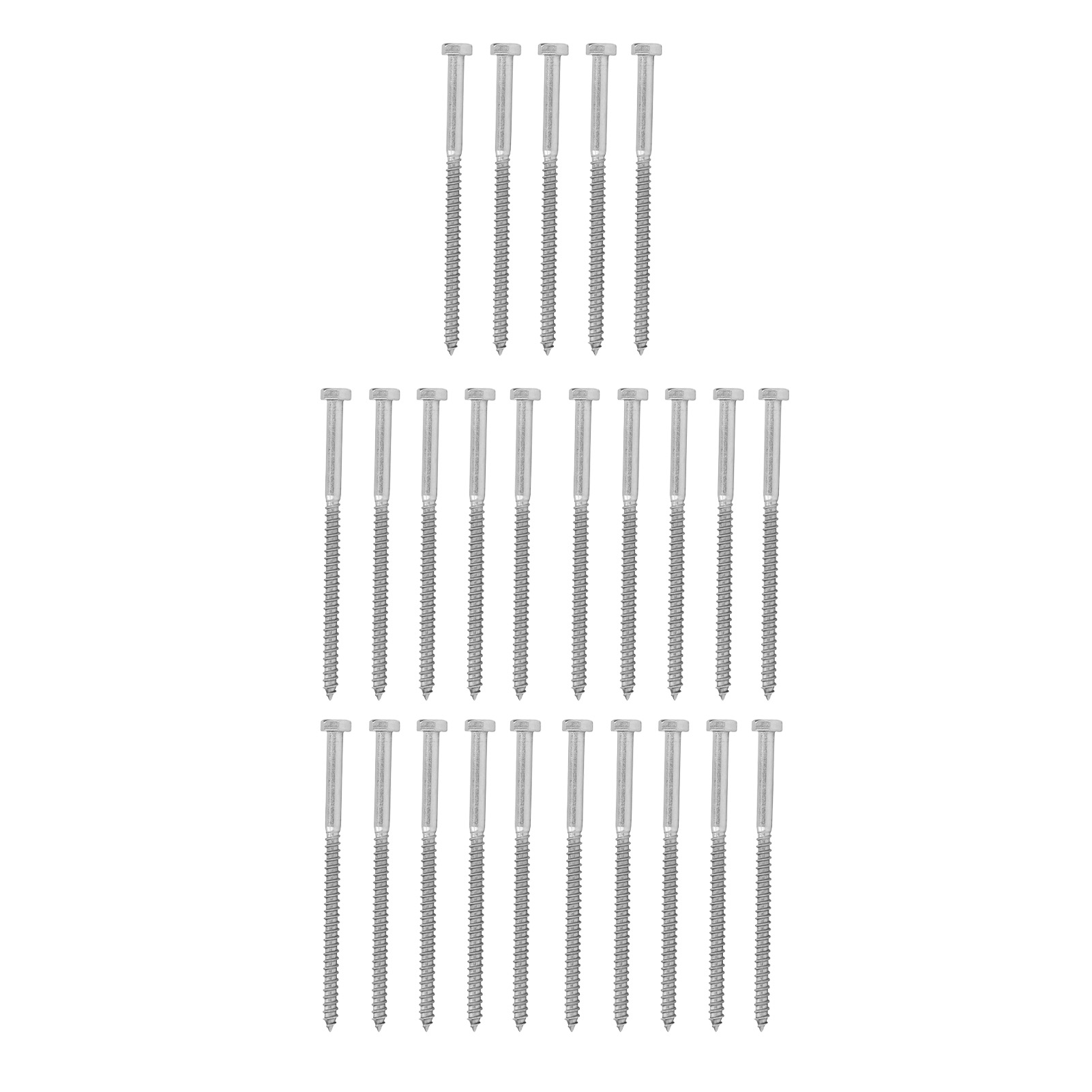 Sechskantschraube Aus Edelstahl 304, Teilgewinde, Selbstschneidende Holzschraube M8x140 Mm