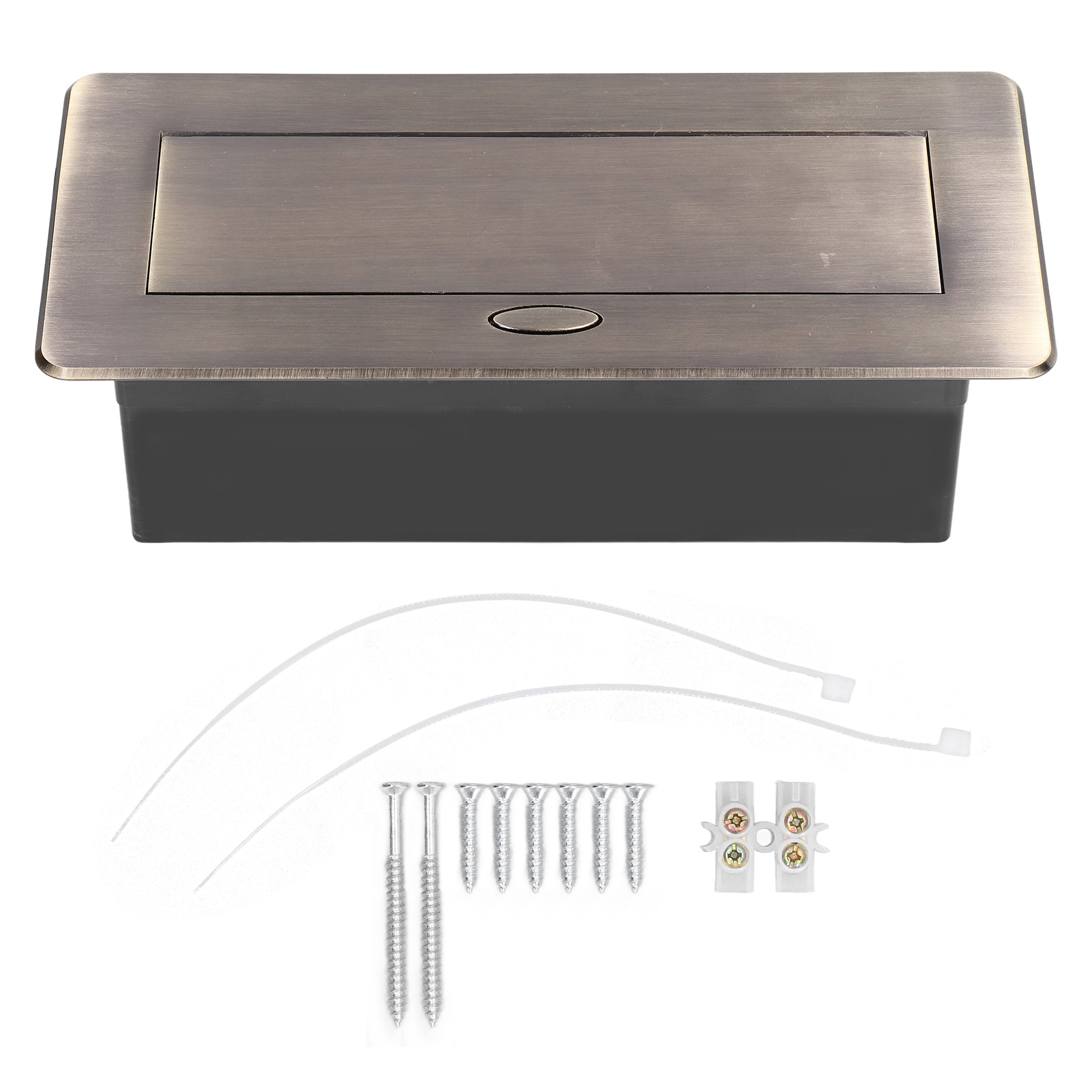 Doppelte Usb-250-v-tischsteckdose Mit Langsam Einziehbarem Stecker Für Den Schreibtisch Im Homeoffice