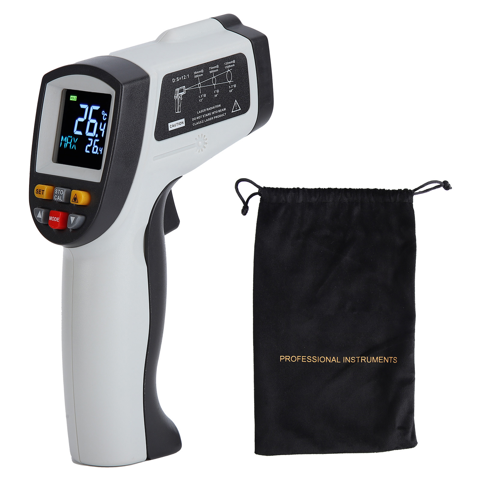 Gt950 Infrarot-thermometer, Tragbarer Farbbildschirm, Berührungslose Temperaturmessung