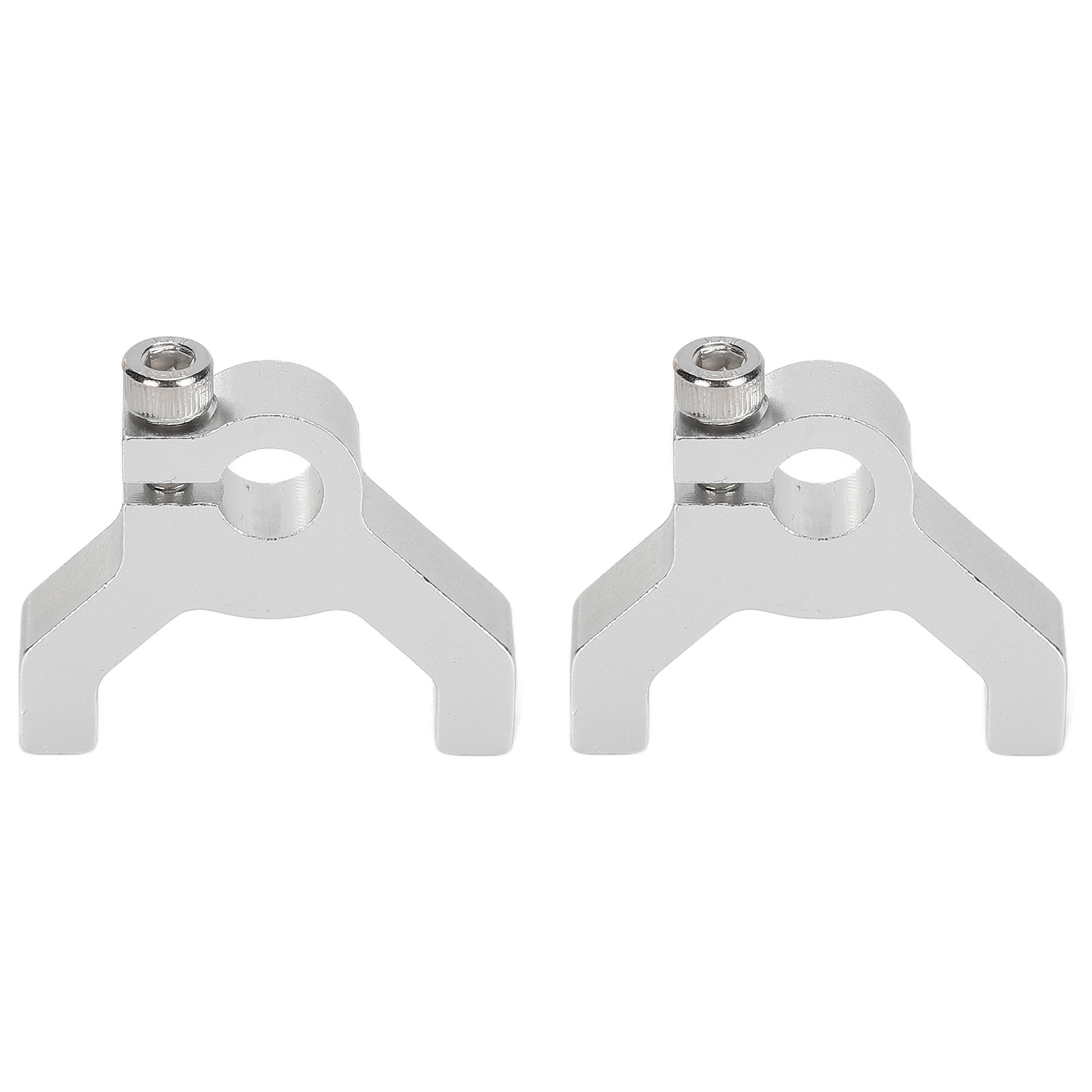 2-teilige Aluminium-doppelständer-montagehalterung Für Rohre, Einseitige Kragenklemme Für Diy-roboter, Art.-nr. 3400-0032-0008