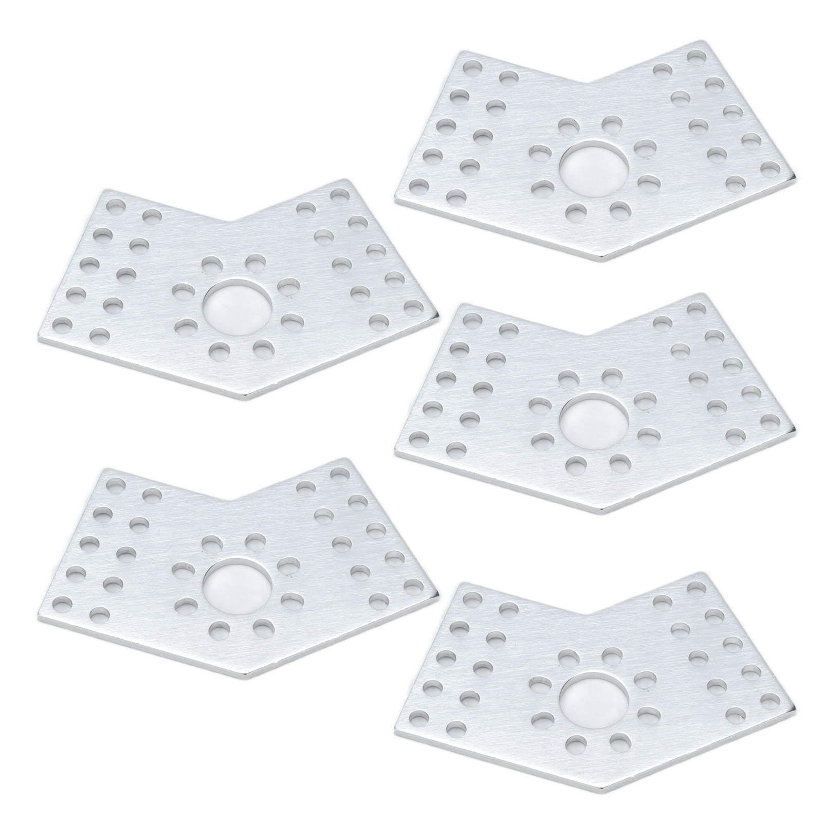 Perforierte Aluminiumlegierungsplatten Für Roboter, Technische Ausrüstung Und Befestigungselemente, 5er-packung, Modell 3108-0002-0001