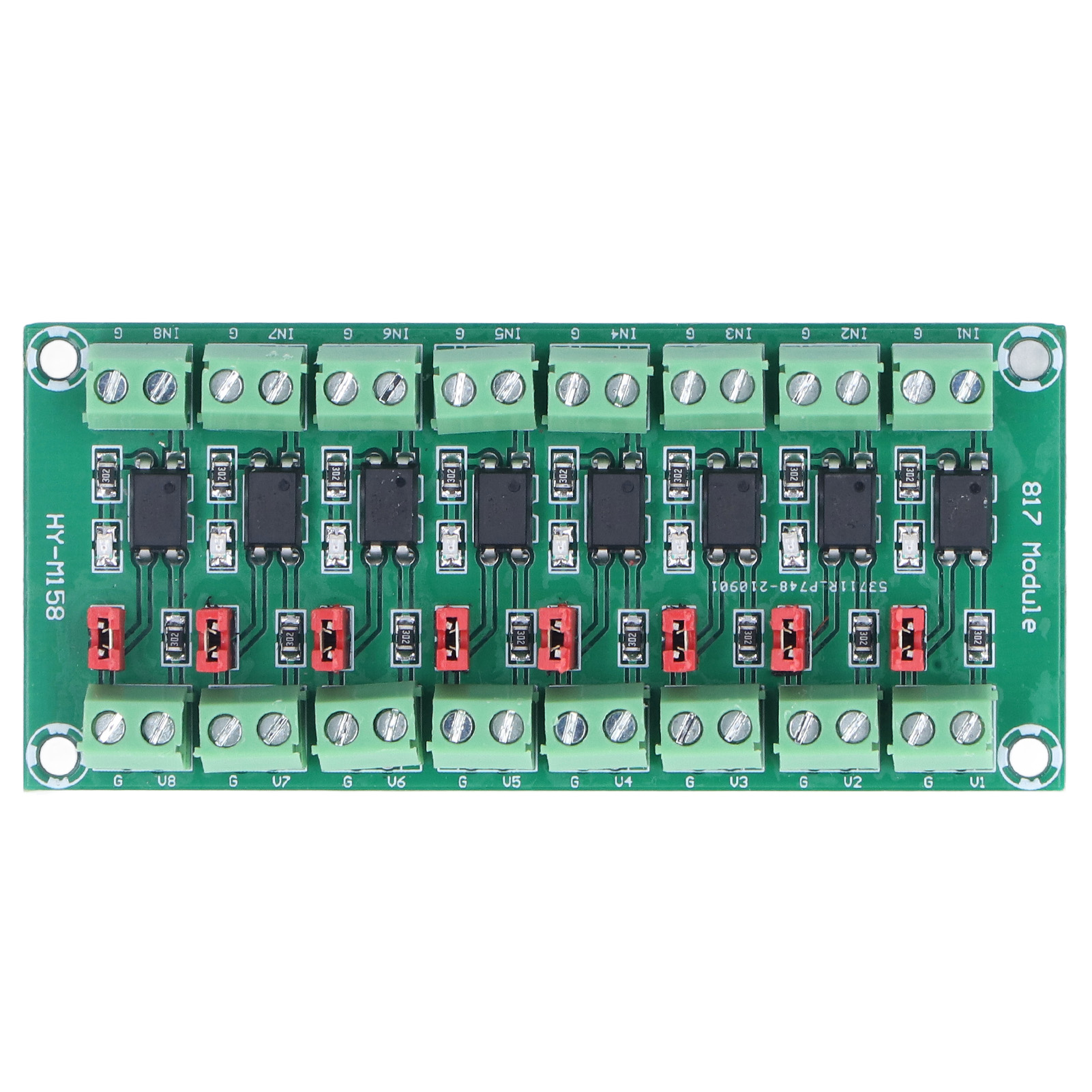 8-kanal-optokoppler-isolationsplatine, Isoliertes Fotoelektrisches Modul 817, 3,6–30 V