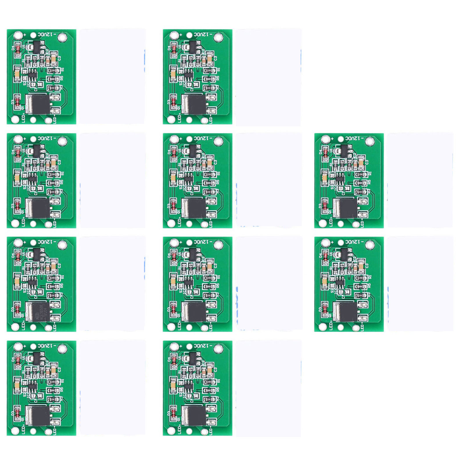 10 12v Kapazitive Berührungsschalter Mit Rastmodulen Und Pads Für Led-beleuchtung