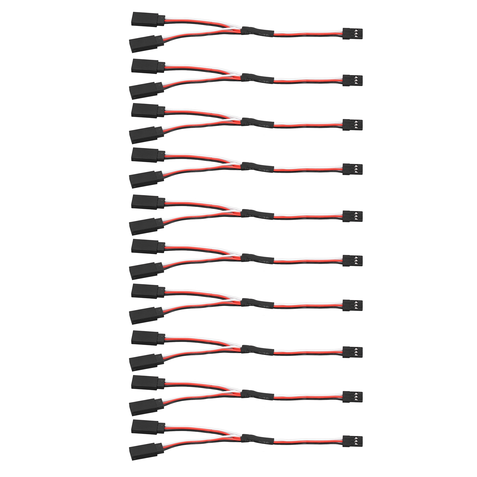 10 Servo-verlängerungskabel, 3-polig, Weiblich-männlich, Y-förmig, Für Funksteuerung, 150 Mm (5,91 Zoll)