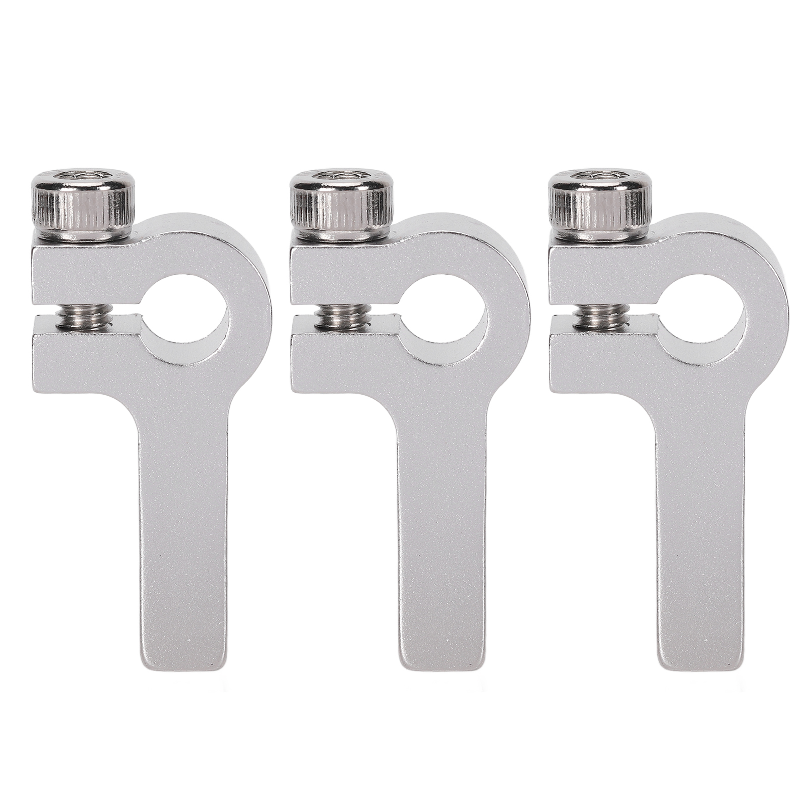 Satz Mit 3 Aluminium-klemmhalterungen Für M4-wellen, Roboterzubehör, Flanschmontage