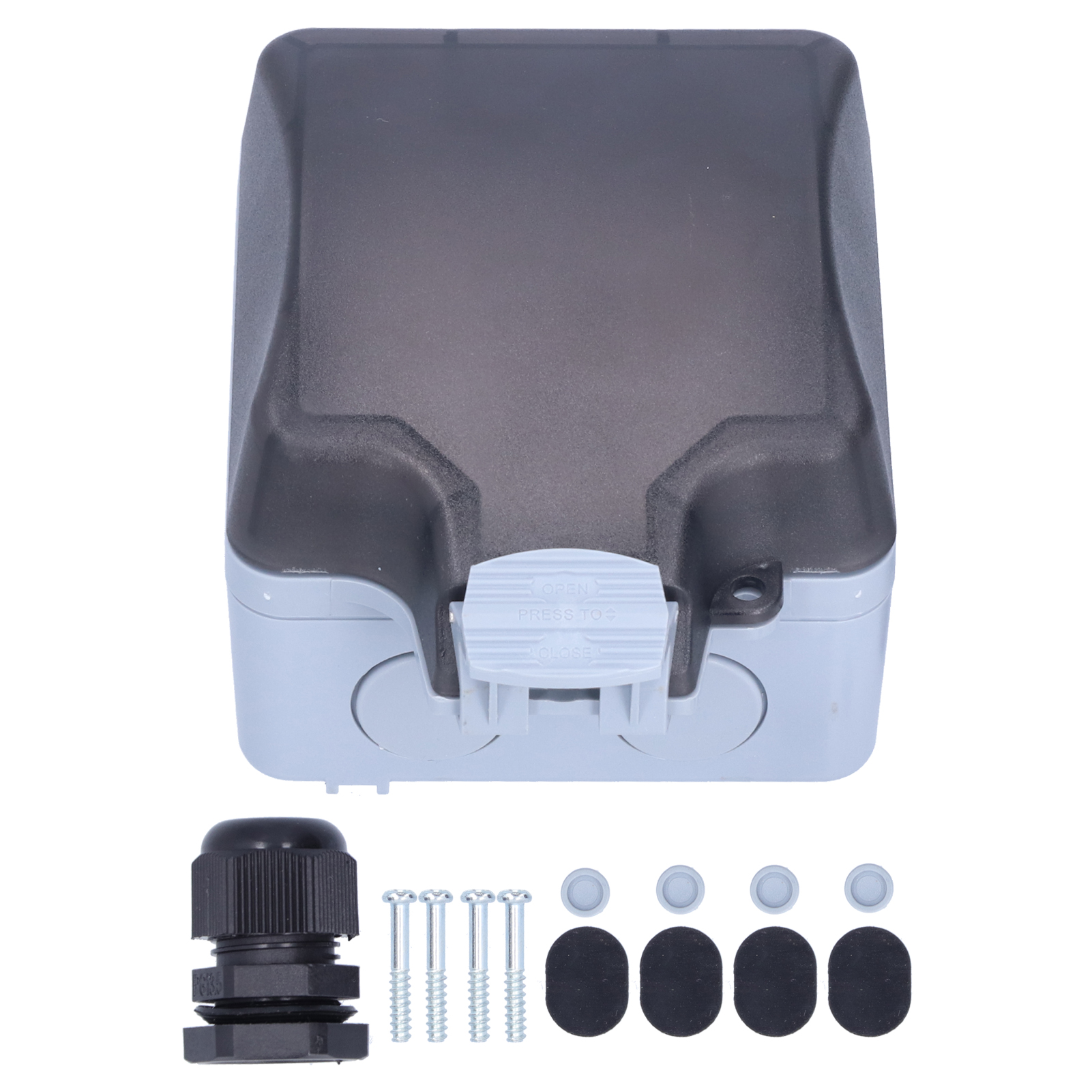 Ip66 Wasserdichte Außensteckdose 250v 15a Für Den Garten