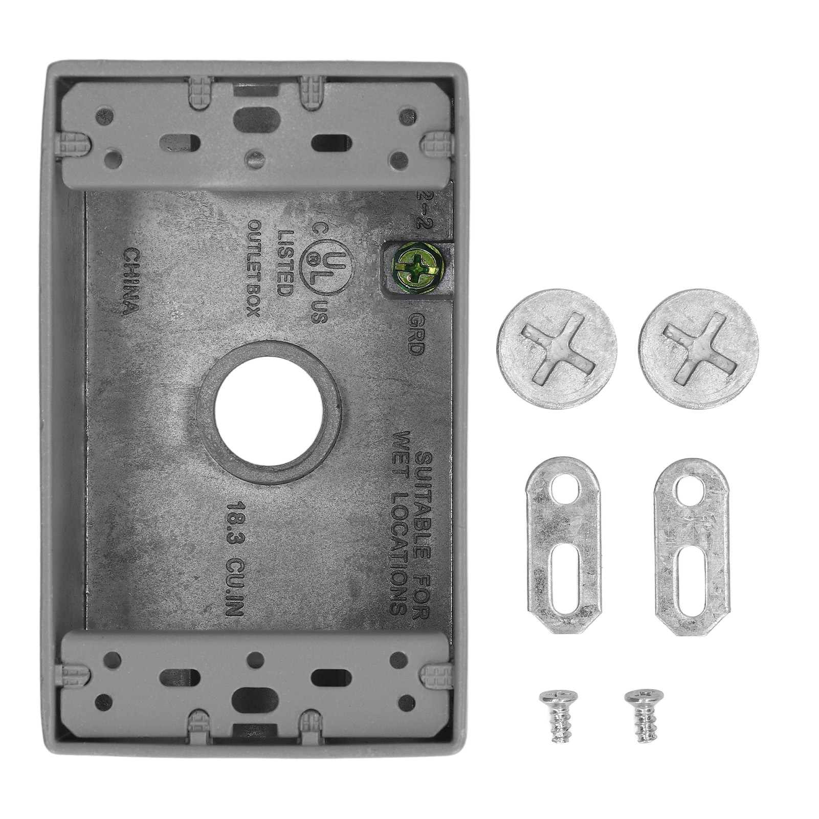 Industrielle Steckdosenbox Nach Us-norm Nema 10-50r/14-50r Für Den Außenbereich – Einzelgehäuse