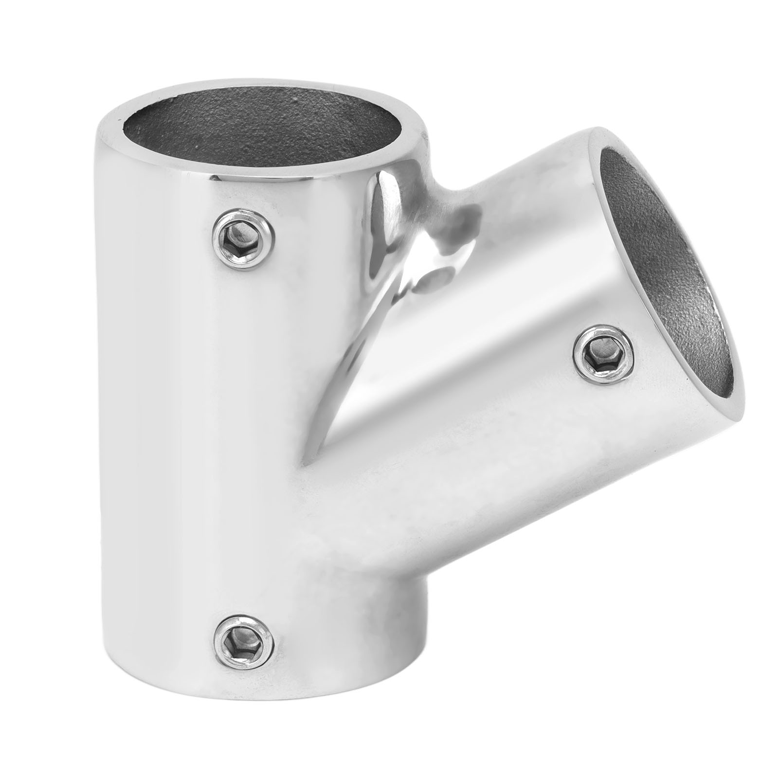 Handstütze Aus Edelstahl Für Bootsrohre, 3-wege-60°-anschluss, 25 Mm (1 Zoll) Durchmesser