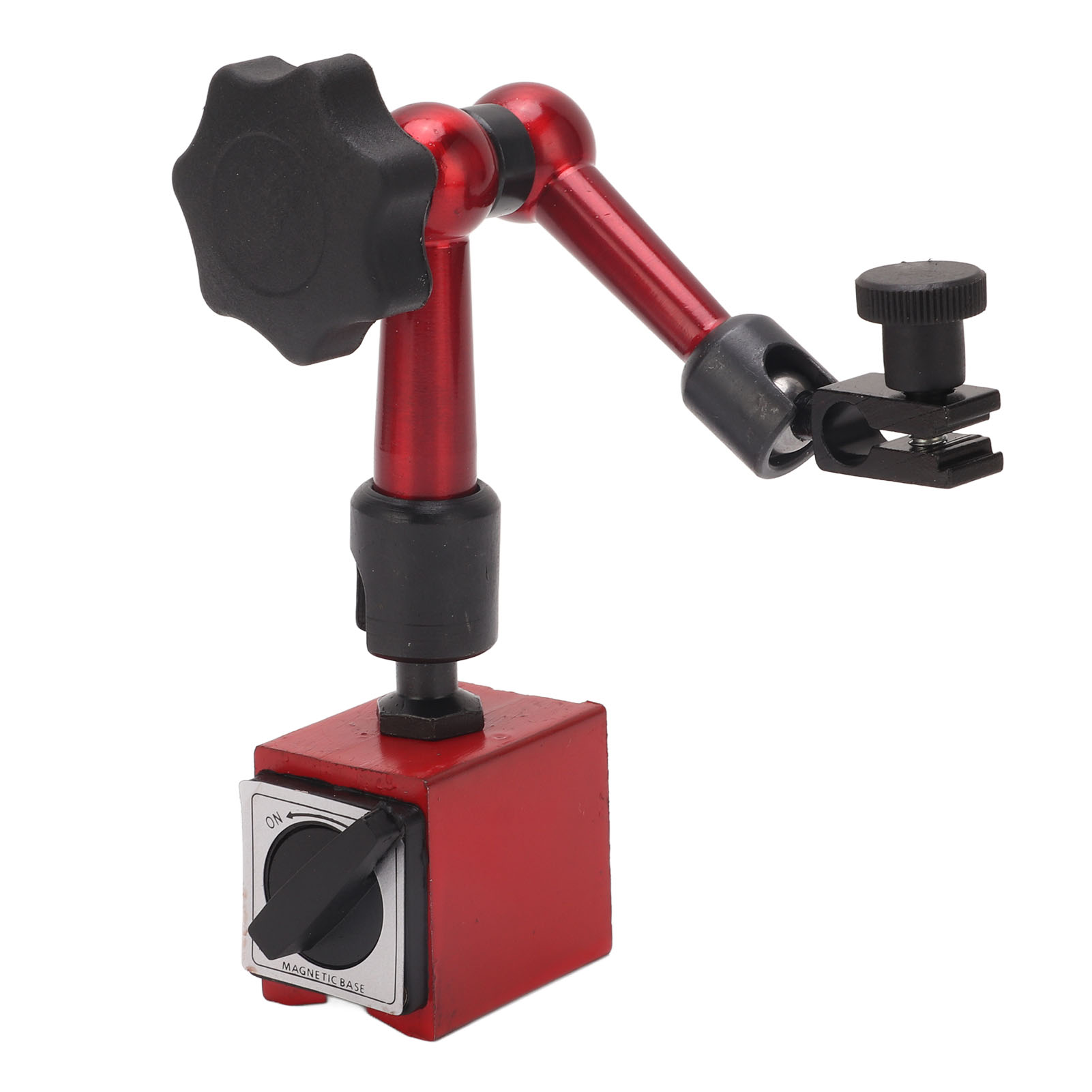 Universeller Magnetischer Sockel Aus Gusseisen Für Komparatoren, Leistungsstarker, Verstellbarer Magnet Und Robuste Stütze.