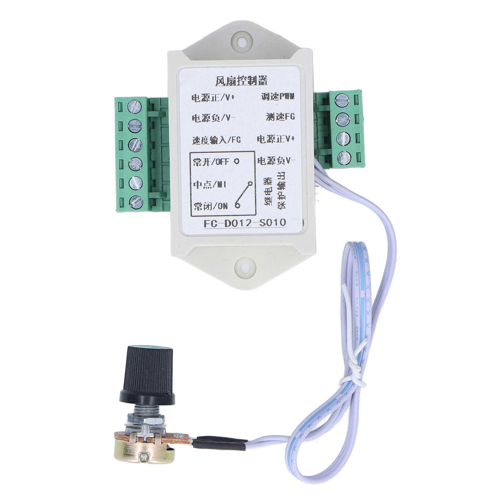 4-draht 12v Pwm Lüftersteuerung Mit Antiblockierschutz Und Drehzahlregler Cd012s010