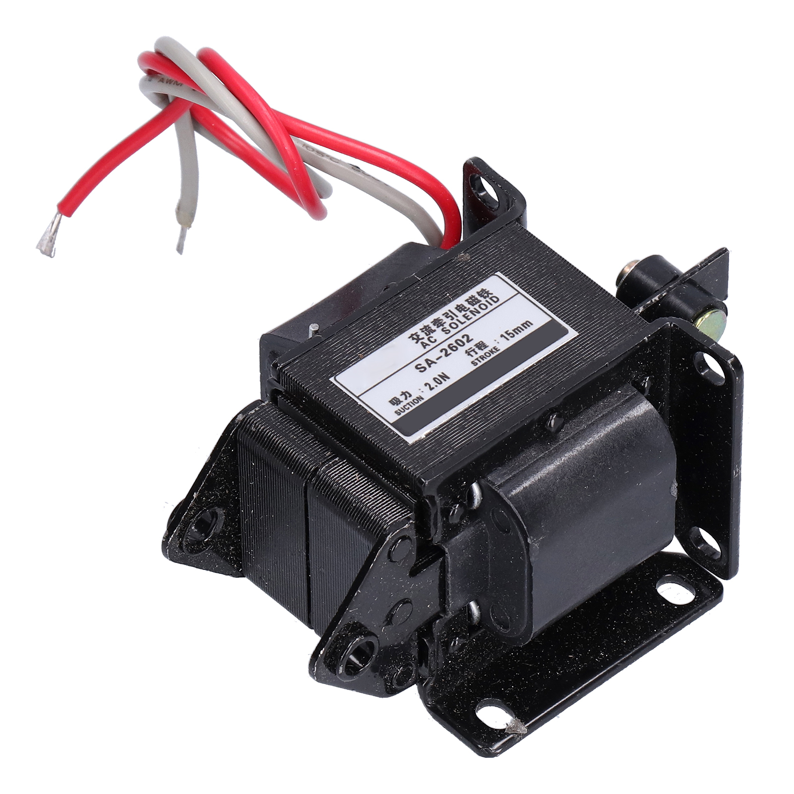 Schub-zug-elektromagnet Sa-2602, 2,0 N, 15 Mm Hub, Wechselspannung 220 V Für Industrielle Anwendungen