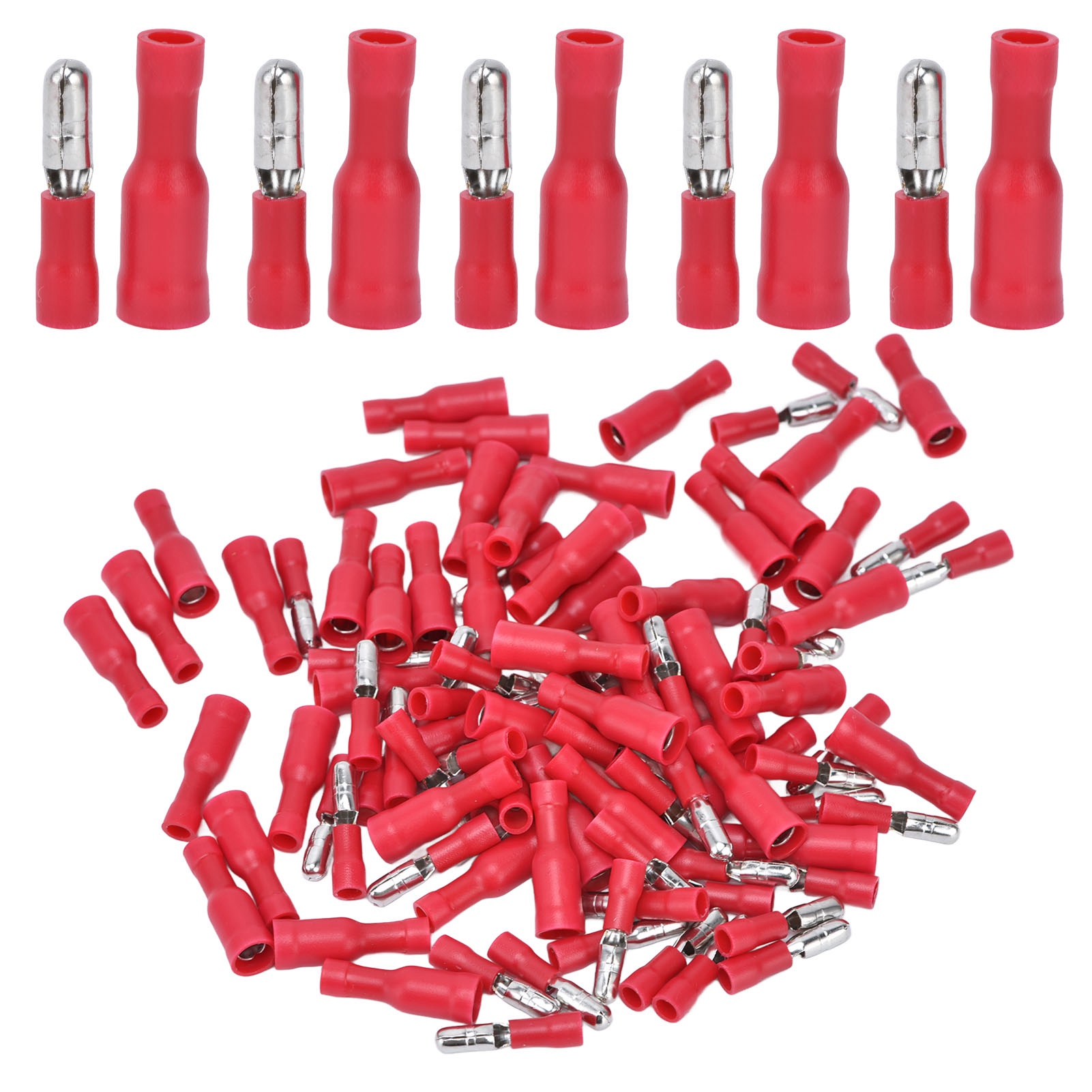 50 Paar Schnelllötverbinder (stecker Auf Buchse) Für Kabel Mit Einem Querschnitt Von 22-16 Awg