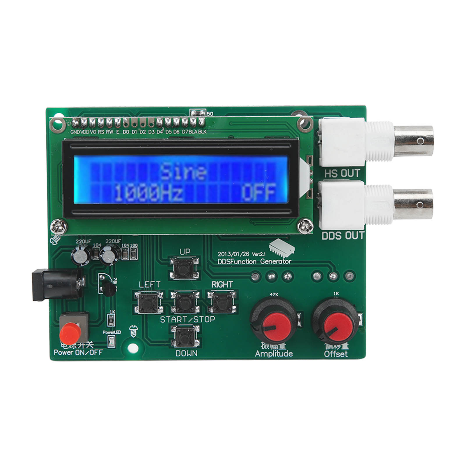 Dds-signalgeneratormodul Mit Frequenzmesser 1 Hz–65534 Hz Für Elektronische Prüfungen