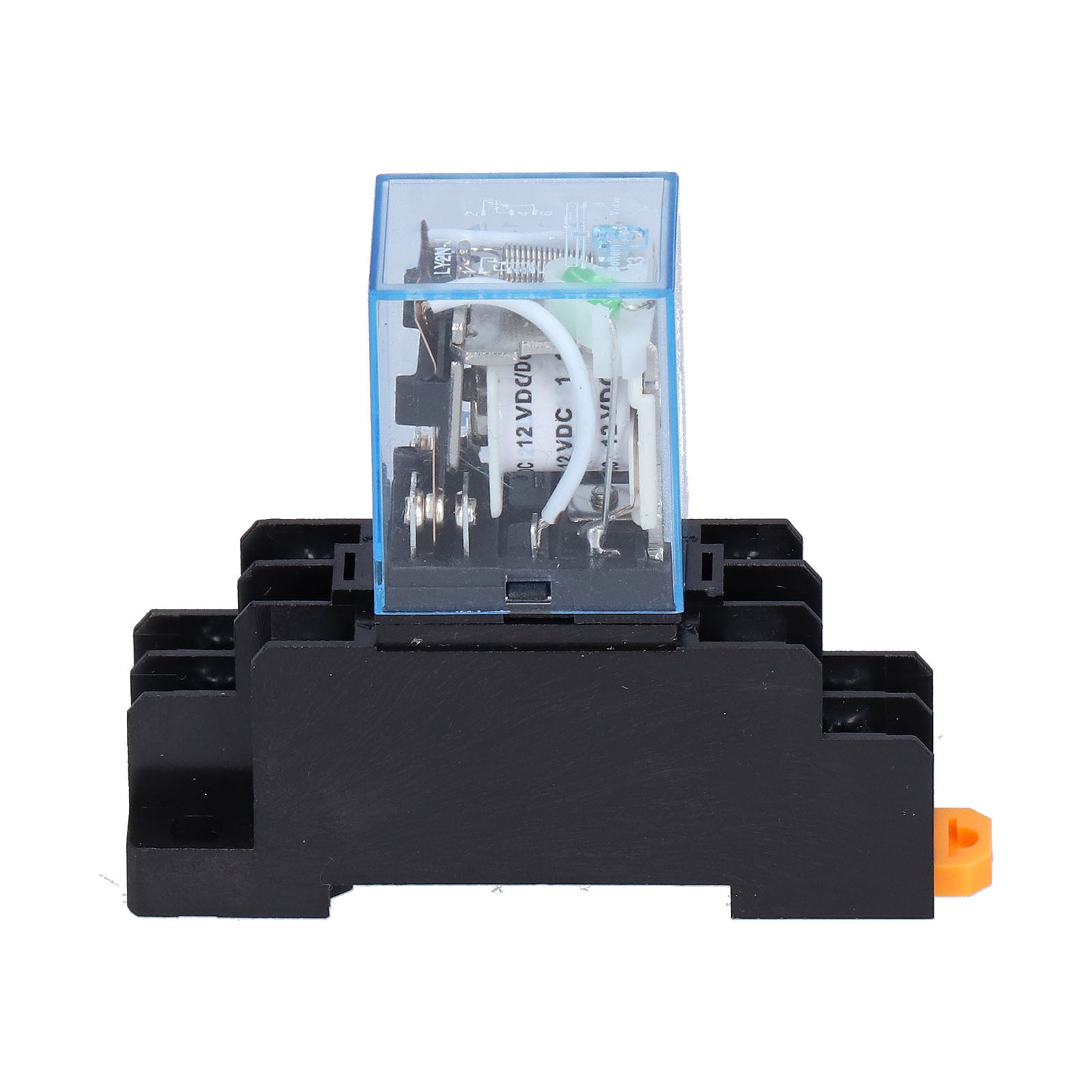 Ly2nj 8-poliges Elektromagnetisches Relais Mit Sockel Und Kontrollleuchte, Für Motoren Und Industrielle Anwendungen, 10 A Dc12 V