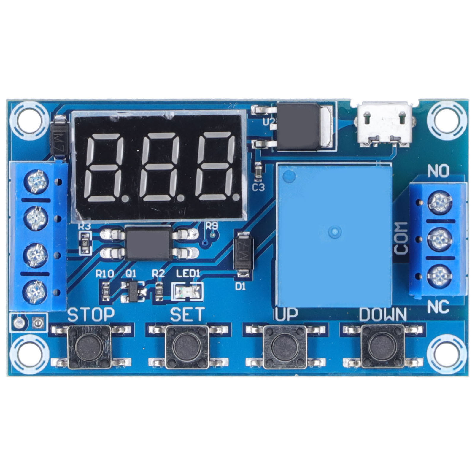 Dc 6-30v Relaismodul Mit Programmierbarem Timer, Optischem Isolator Und Abschalttrigger Zur Zyklussteuerung
