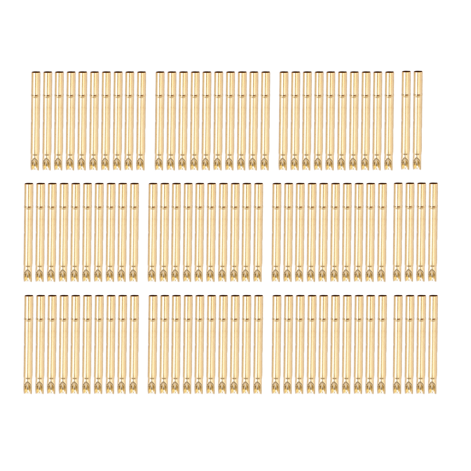 100 Schutzhüllen Für 2,7-mm-prüfspitzen, Metallfeder, Gute Kontaktkraft, Präzisionszubehör Für Elektronik