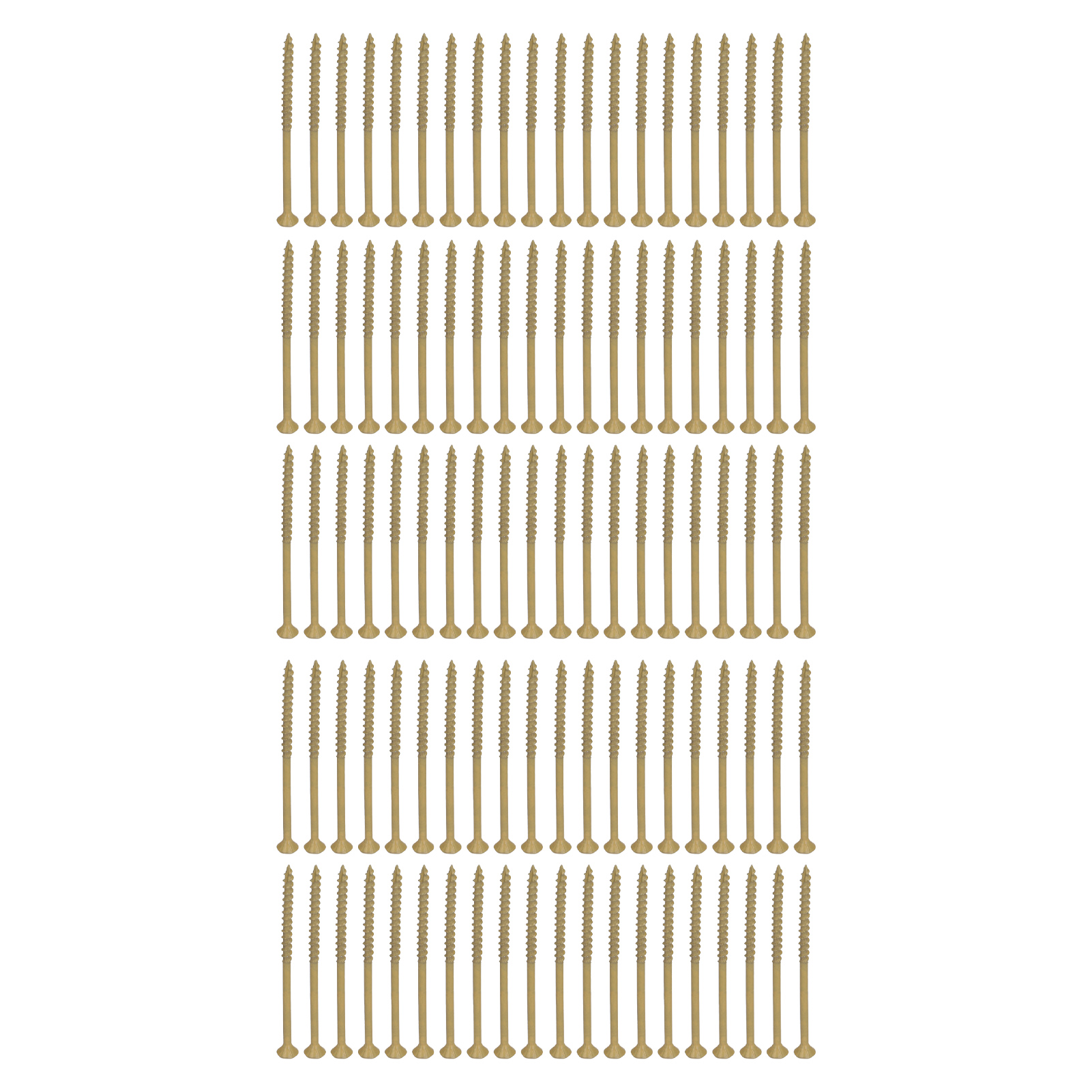 100 T25 Rundkopf-holzschrauben Mit Halbstern, 4,8 X 89 Mm, Für Tischlerarbeiten