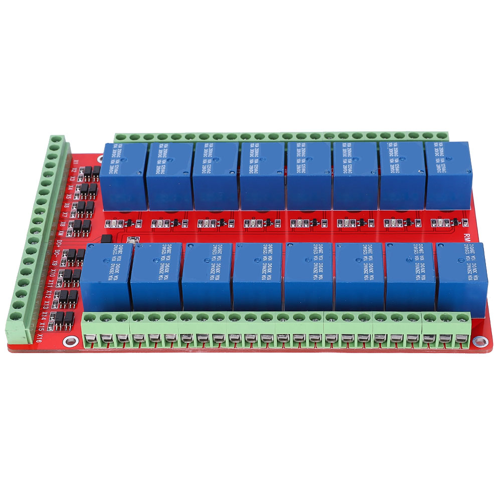 16-kanal-isolierte-relaismodul-schnittstellenkarte Mit High/low-pegel-triggerung (dc 24v)