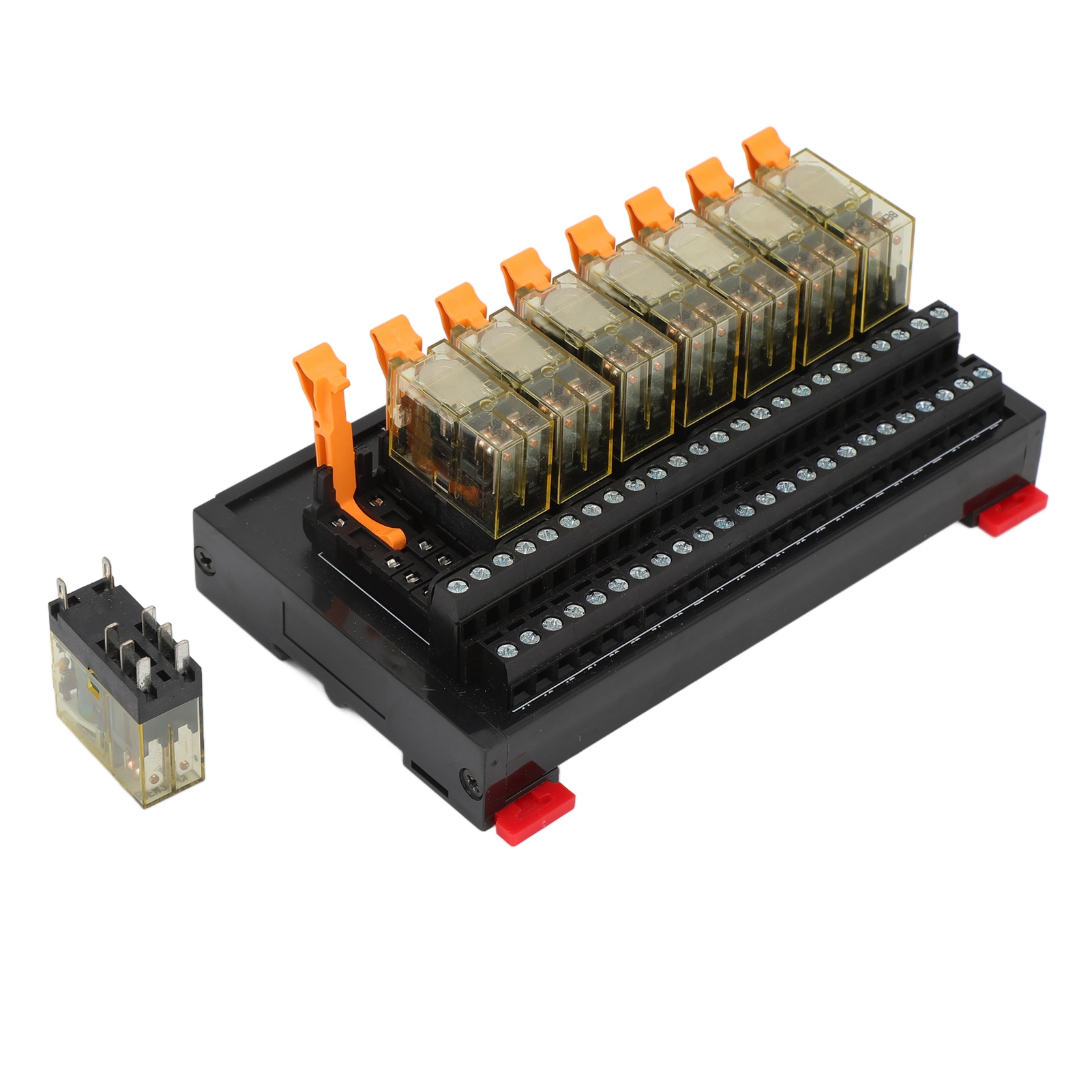 8-kanal-dc-relaissteuerplatine Für Din-schiene, Sps-modul Mit 2 Öffnern Und 2 Schließern, Bem2s-8mz