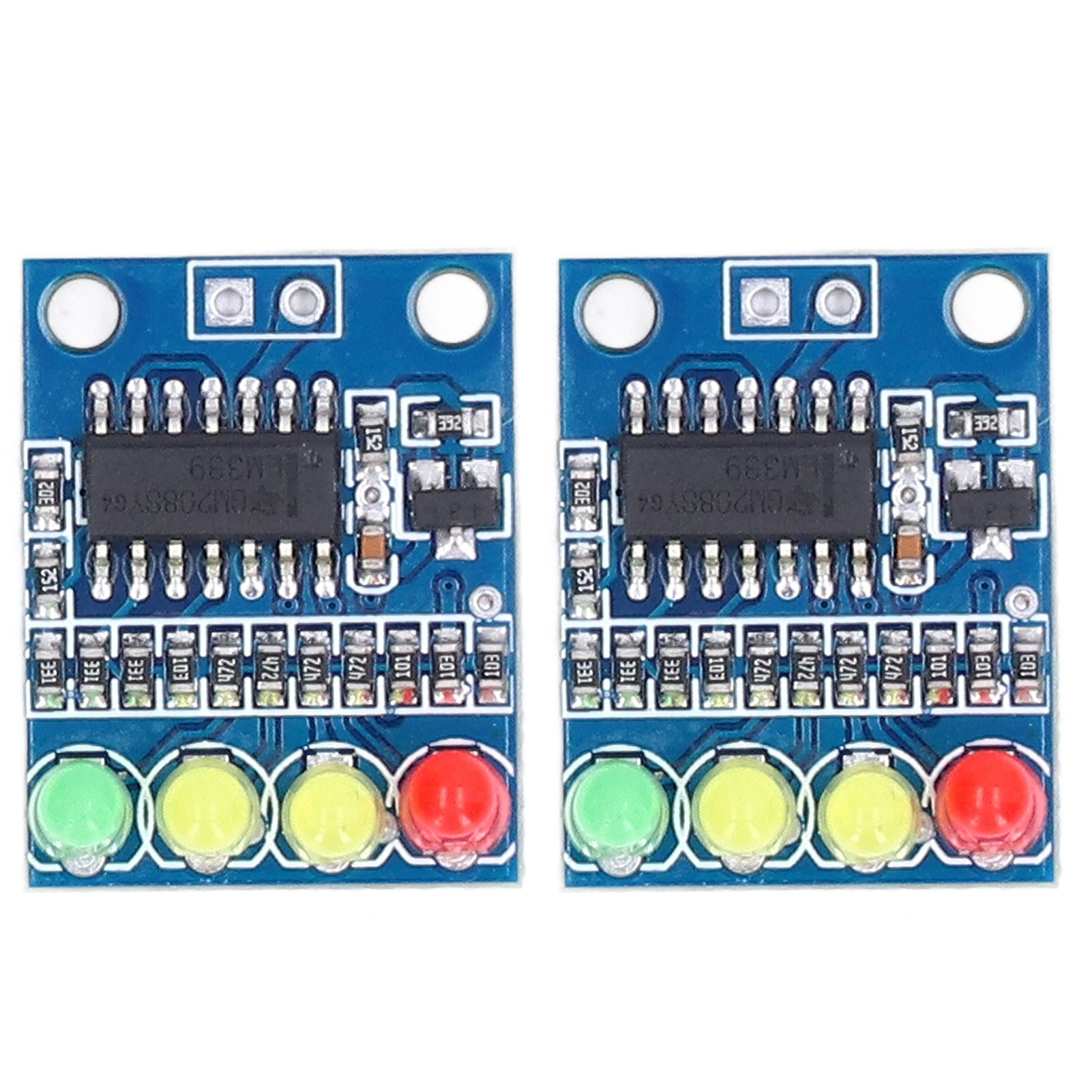 2-teiliges 12v-batterieladestandsanzeigemodul Mit 4 Leds, 4-phasen-batteriekapazitätstester