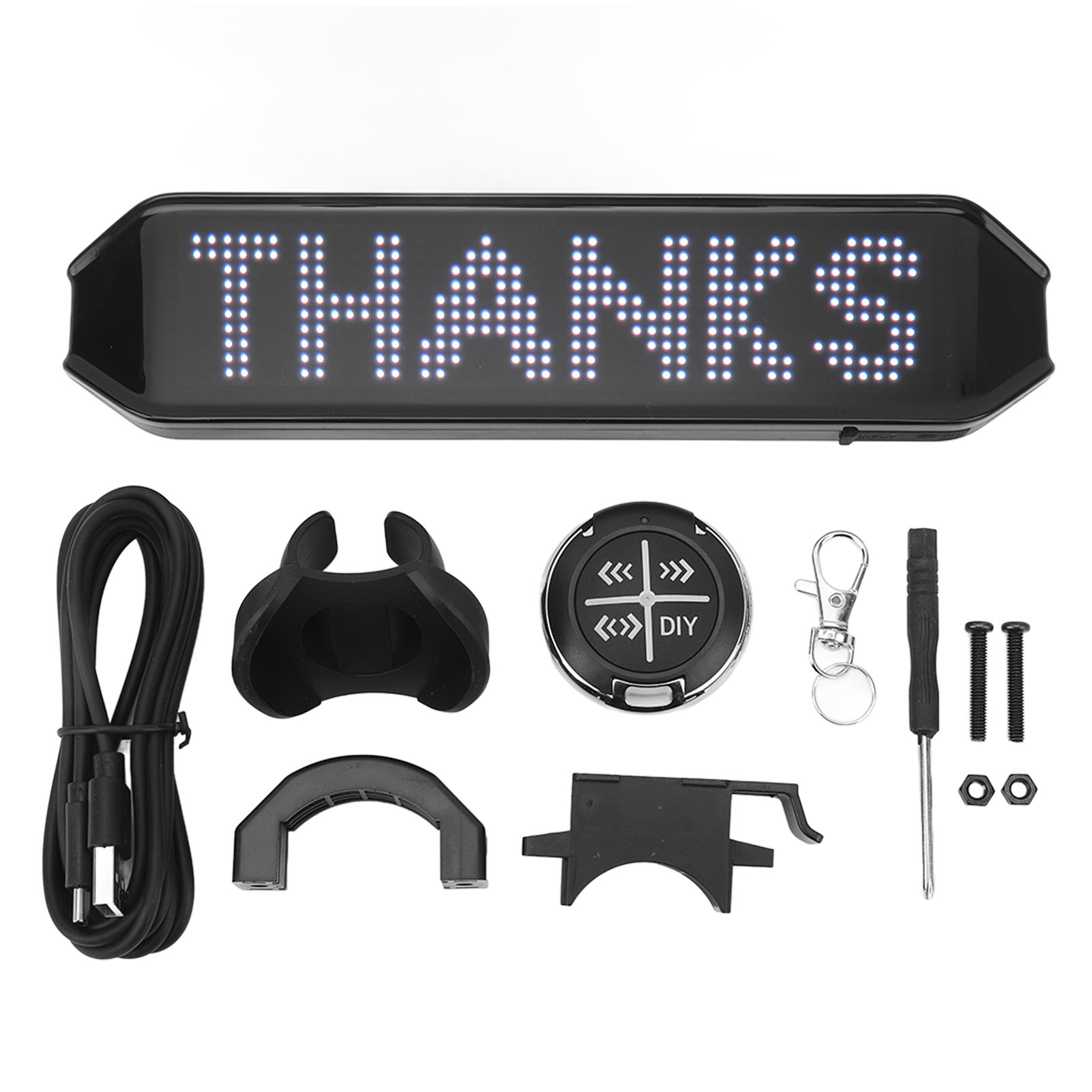 Led-fahrradlicht, 225 X 55 X 15 Mm, 4 Modi, App-steuerung, Programmierbare Blinker, Usb-ladefunktion