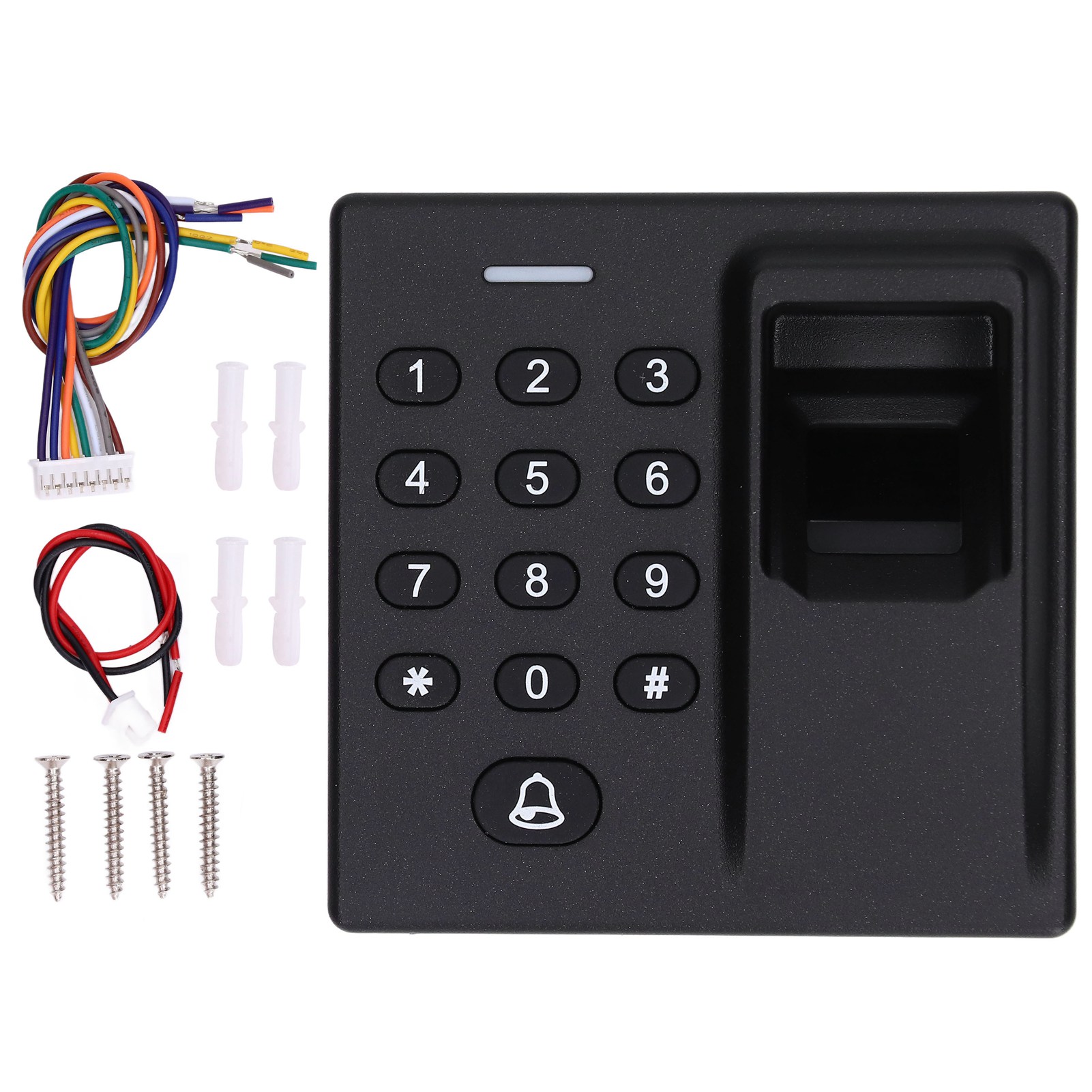 Programmierbares Usb-abs-fingerabdruckschloss Für Büro Und Zuhause, 12-v-gleichstromversorgung