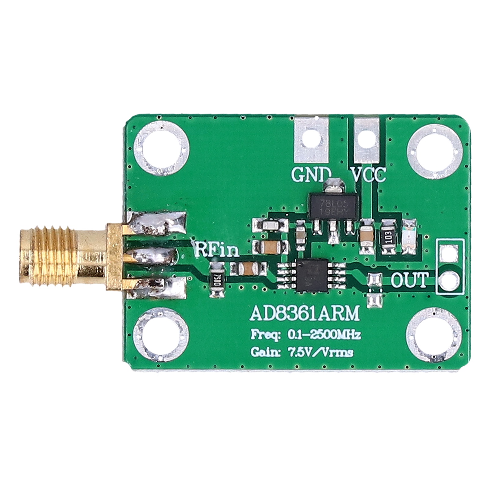 Hf-frequenzdetektor 0,1–2,5 Ghz Am-mikrowellen-detektionsmodul Mit Ad8361