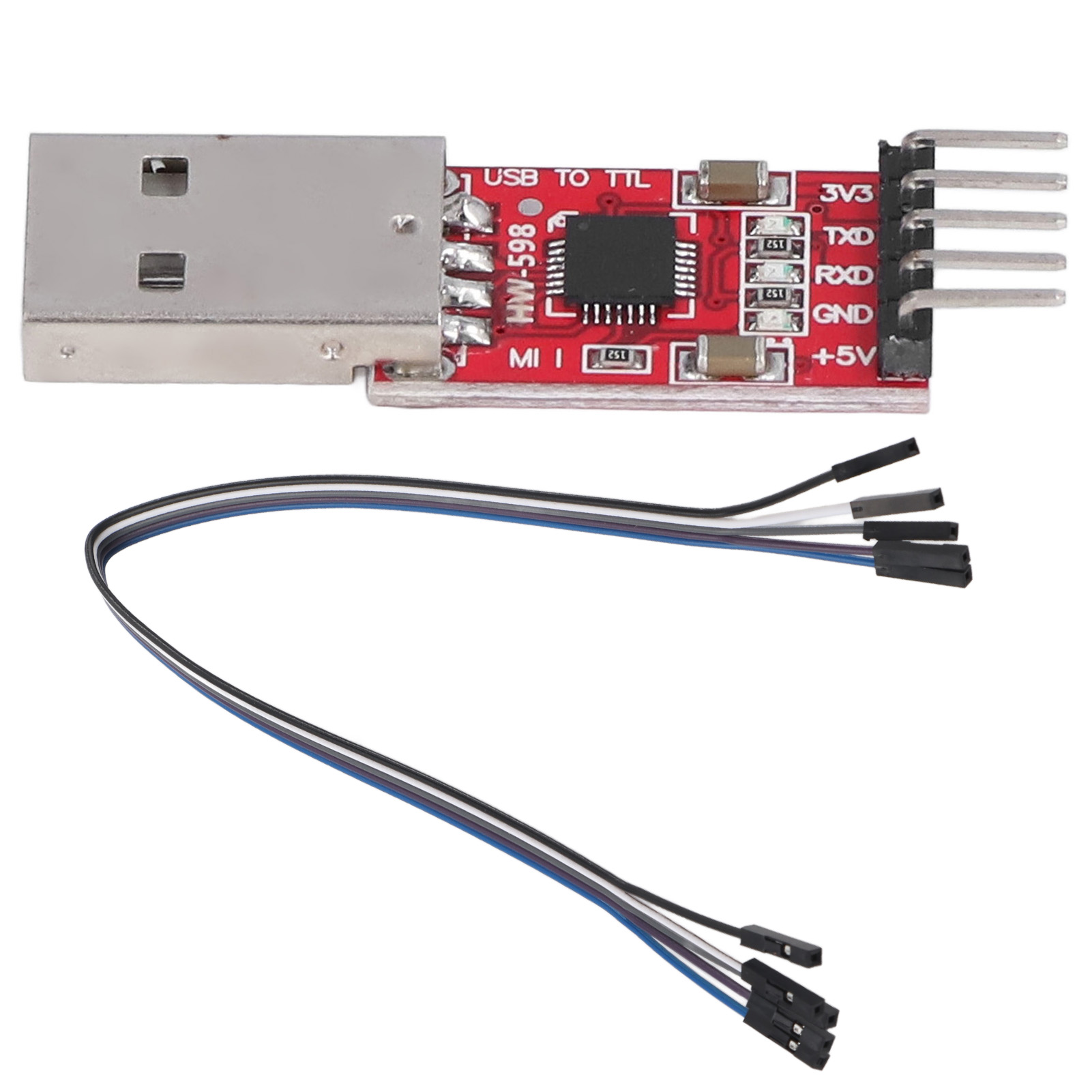 Usb-zu-ttl-seriell-konvertermodul Mit Anschlusskabeln Für Stc-programmierung