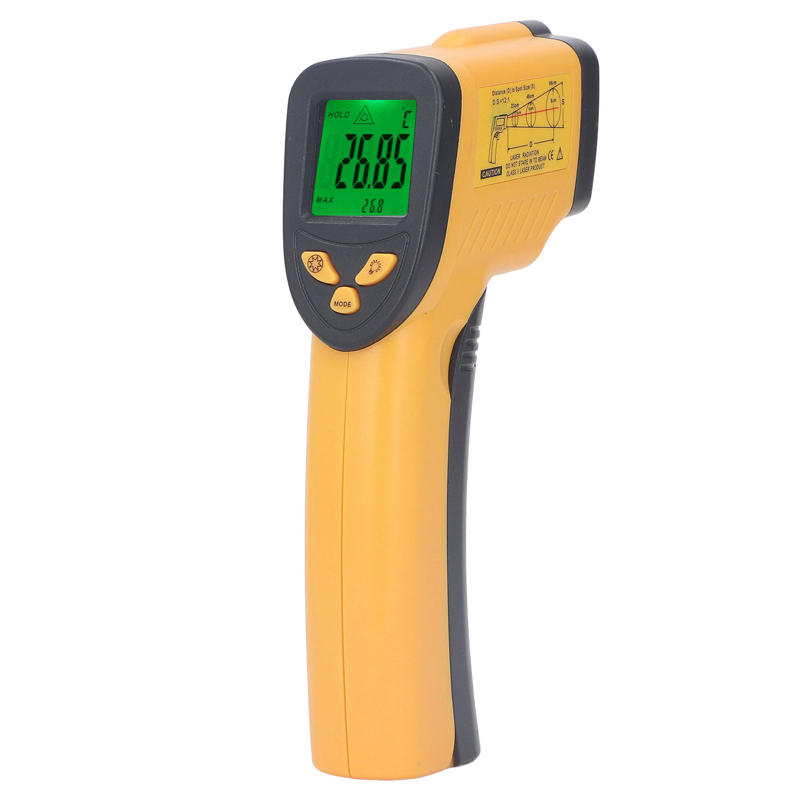 Berührungsloses Infrarot-thermometer Mit Digitalanzeige -50 Bis 600 °c Zur Temperaturmessung