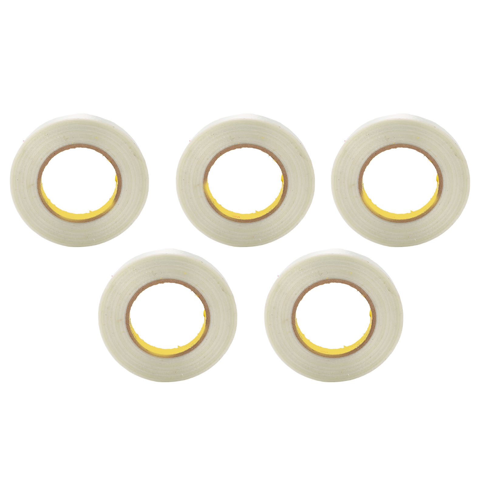 Hochfestes, Transparentes Glasfaser-verstärkungsband Für Verpackungen Und Versiegelungen, Packung Mit 5 Stück.
