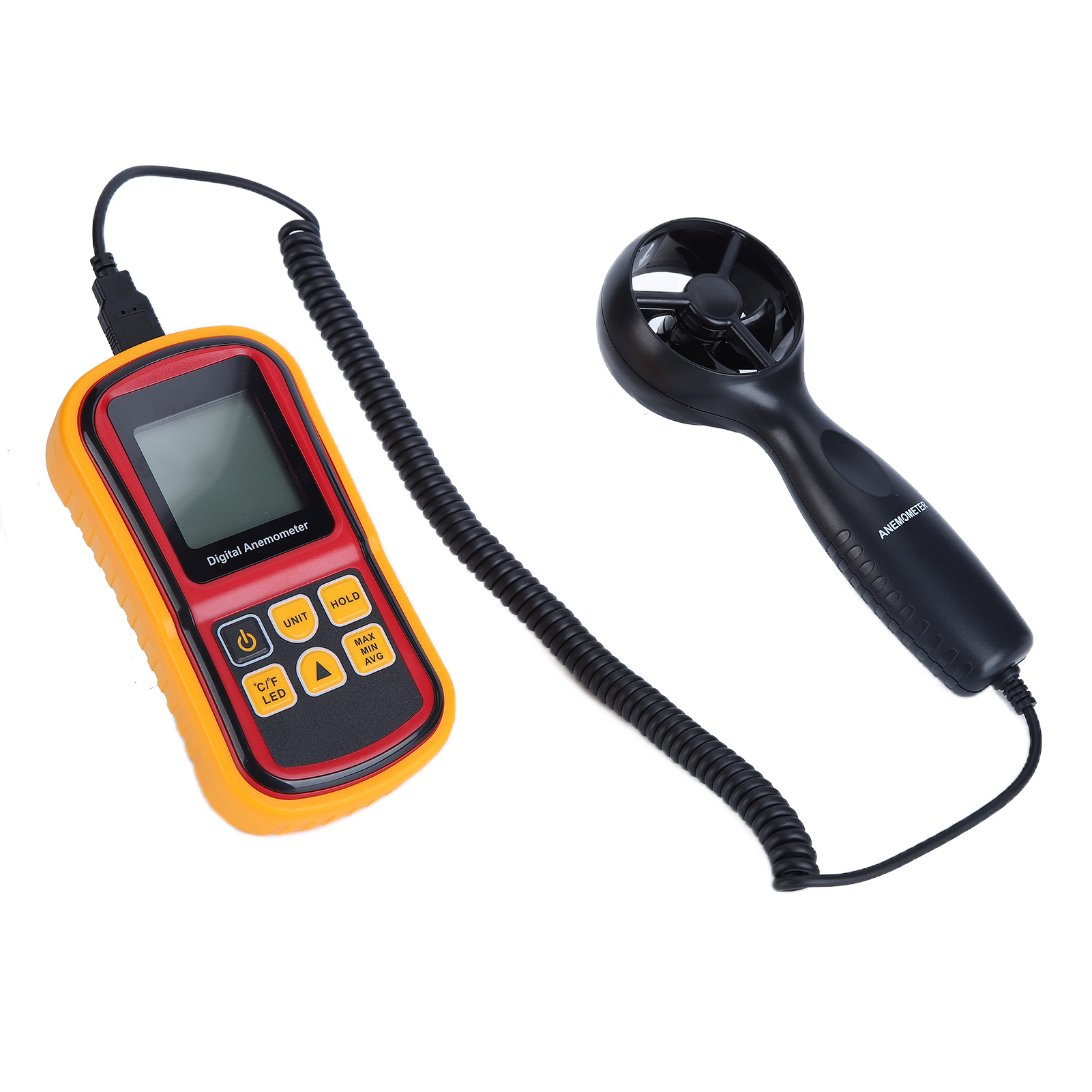 Tragbares Digitales Lcd-anemometer 8901 Hochpräzise Industrielle Windgeschwindigkeitsmessung