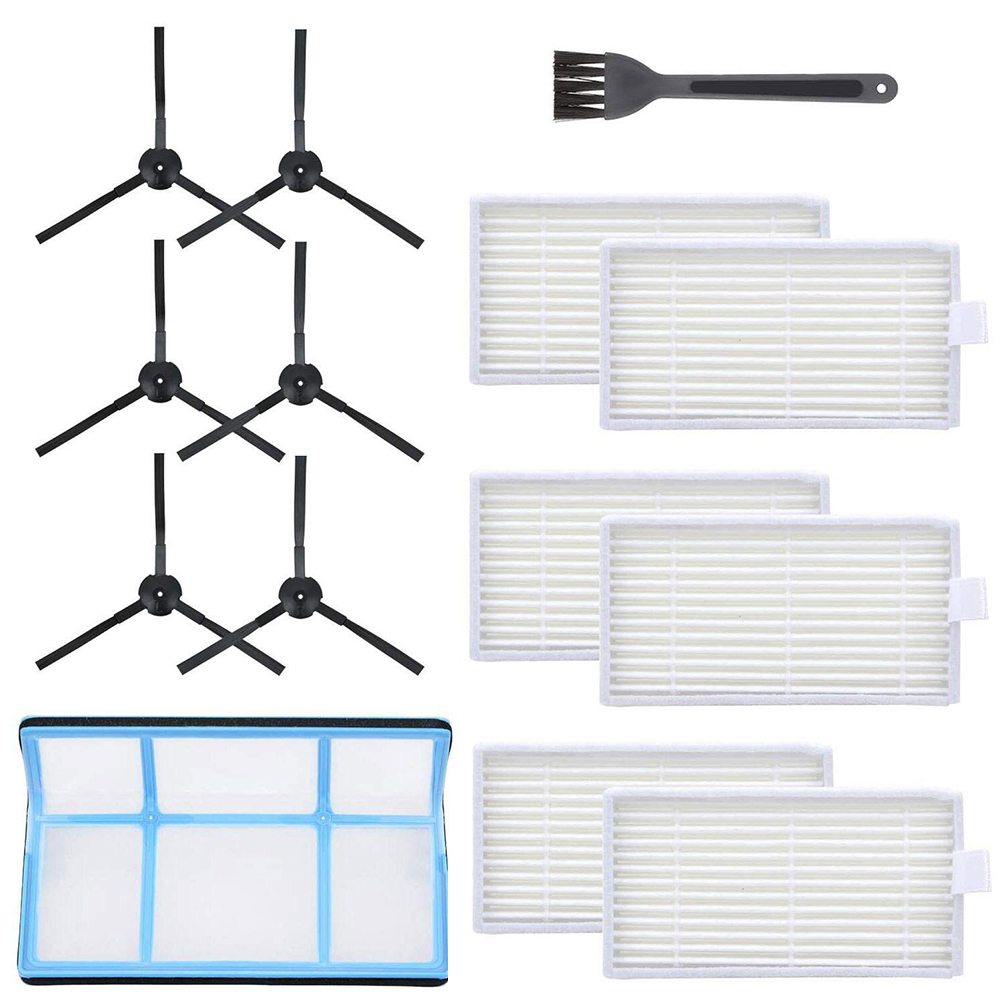 Seitenbürsten-set Und Ersatzfilter Kompatibel Mit Ilife V3 V3s V5 V5s Saugroboter