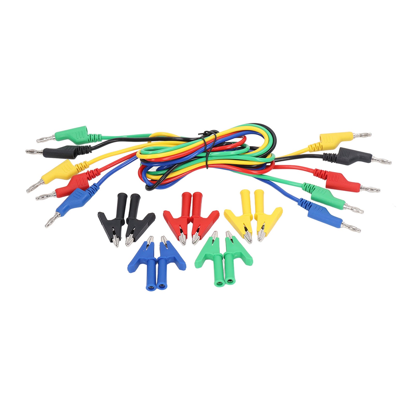 Elektrisches Prüfleitungsset Mit Bananensteckern Und 4-mm-krokodilklemmen Jt1016