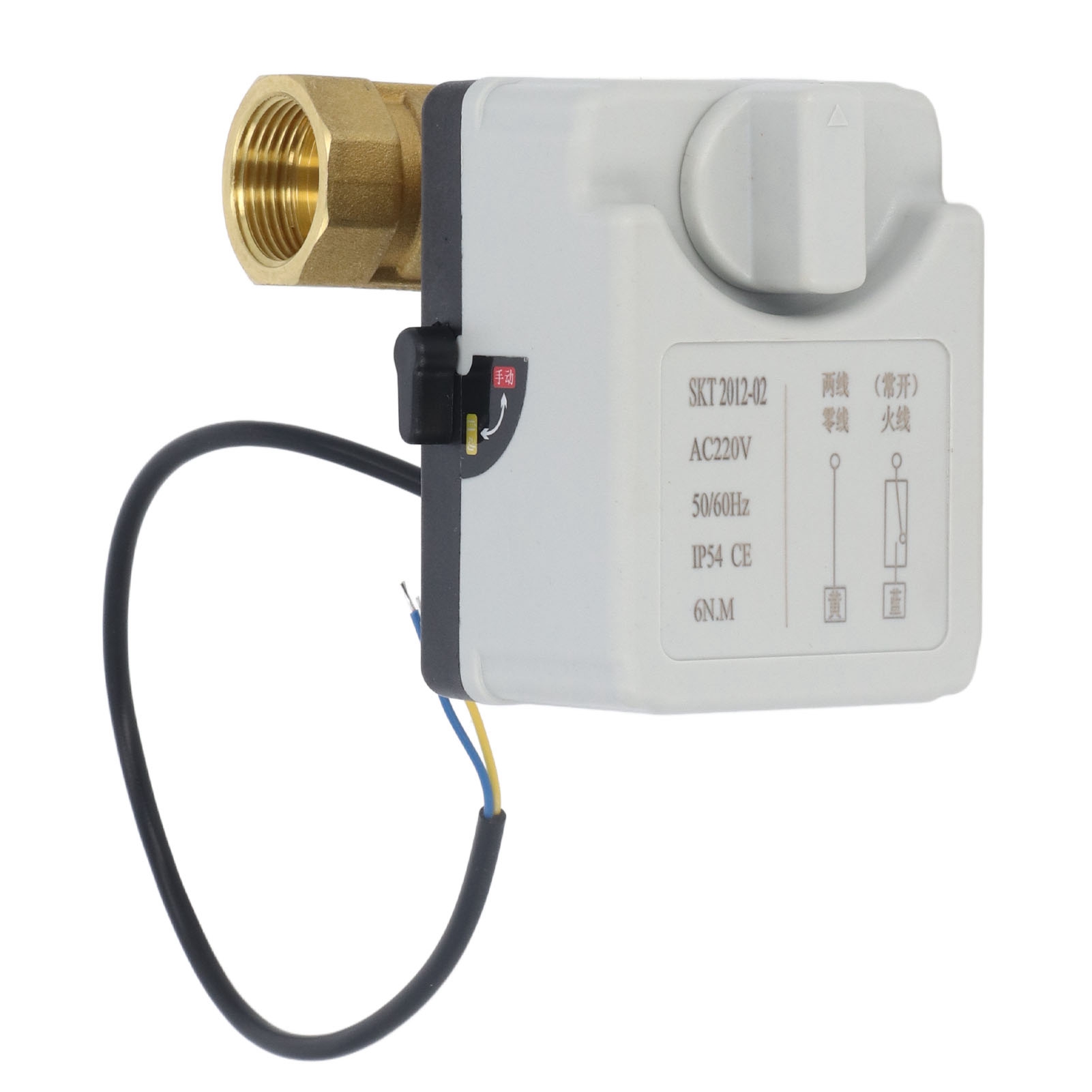 2-draht, 2-wege, Automatisch/manuell, Normalerweise Offen, Motorisiertes Ventil Dn20 Ac220v Zur Steuerung