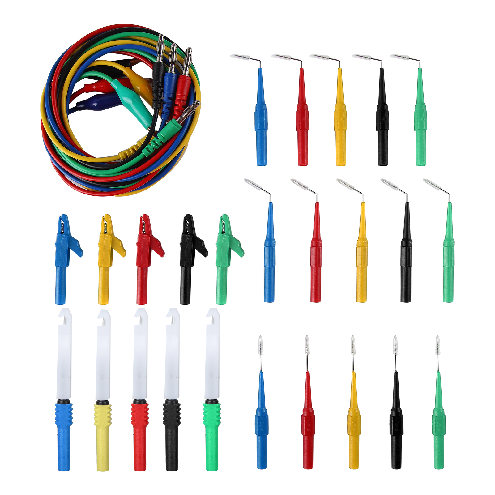 Jt8036-2 Messleitungssatz Für Multimeter, Multifunktionale Messkabel Mit Wasserdichten Messspitzen