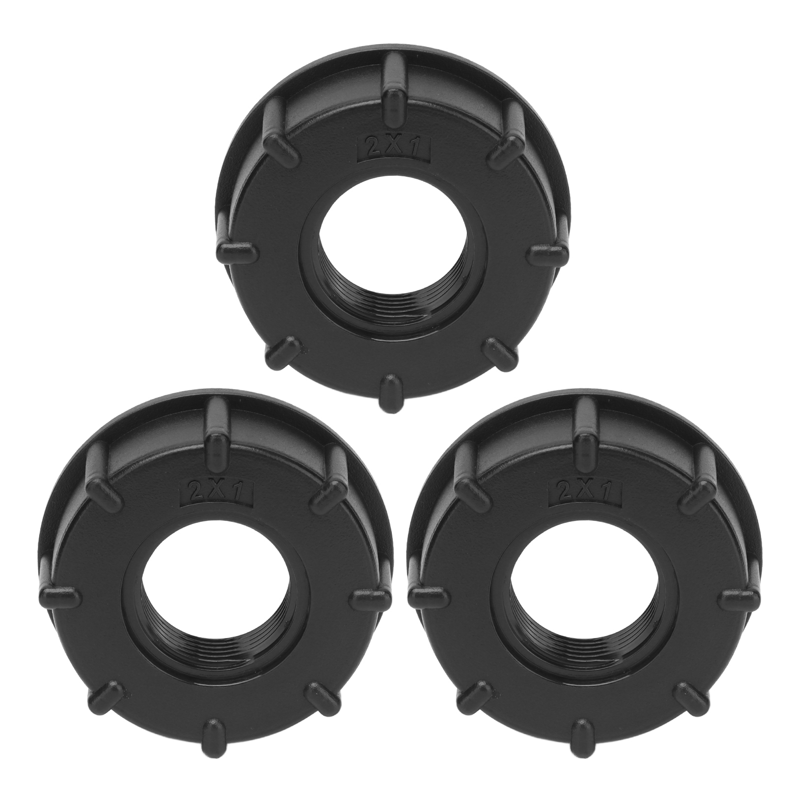3-teiliges Ibc-tank-anschlussset, Ablaufadapter Für Schlauch, Dickwandiges Gewinde, 60 Mm Innendurchmesser, G1-kunststoffanschluss
