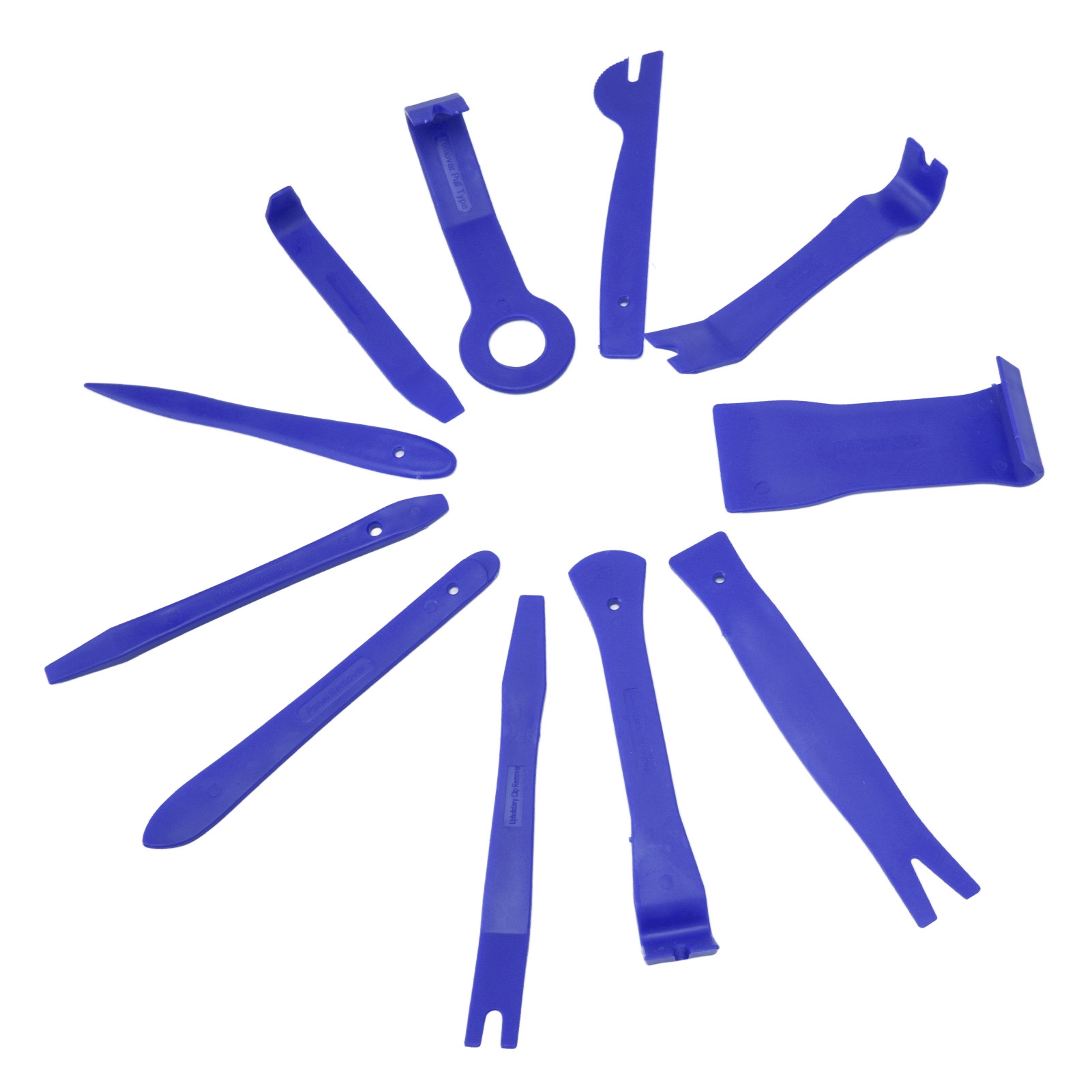 11-teiliges Autoradio-reparaturset, Ausbauwerkzeuge Aus Fiberglas Und Nylon Für Autoradios, Einbau Und Ausbau Von Autoradios, Blau