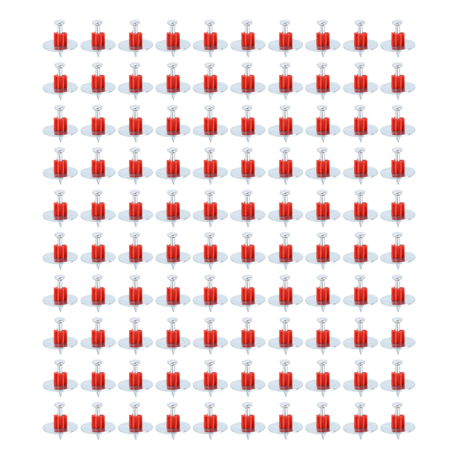 100 Korrosionsbeständige Stahlzementnägel Mit Verbindungsstück Zur Befestigung Von Wänden, Beton Und Decken, 2,5 Cm