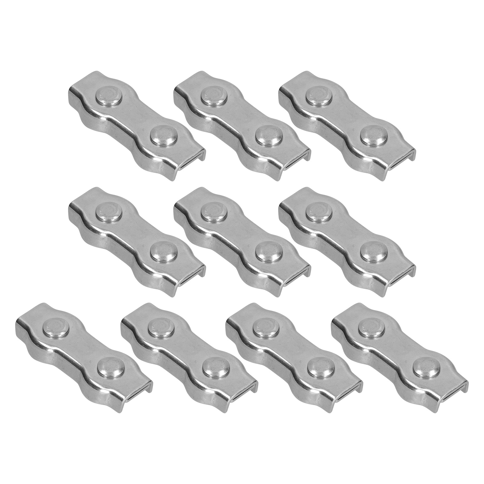 Kabelbinder Aus Edelstahl, Doppelverriegelung M6 – 10er-packung