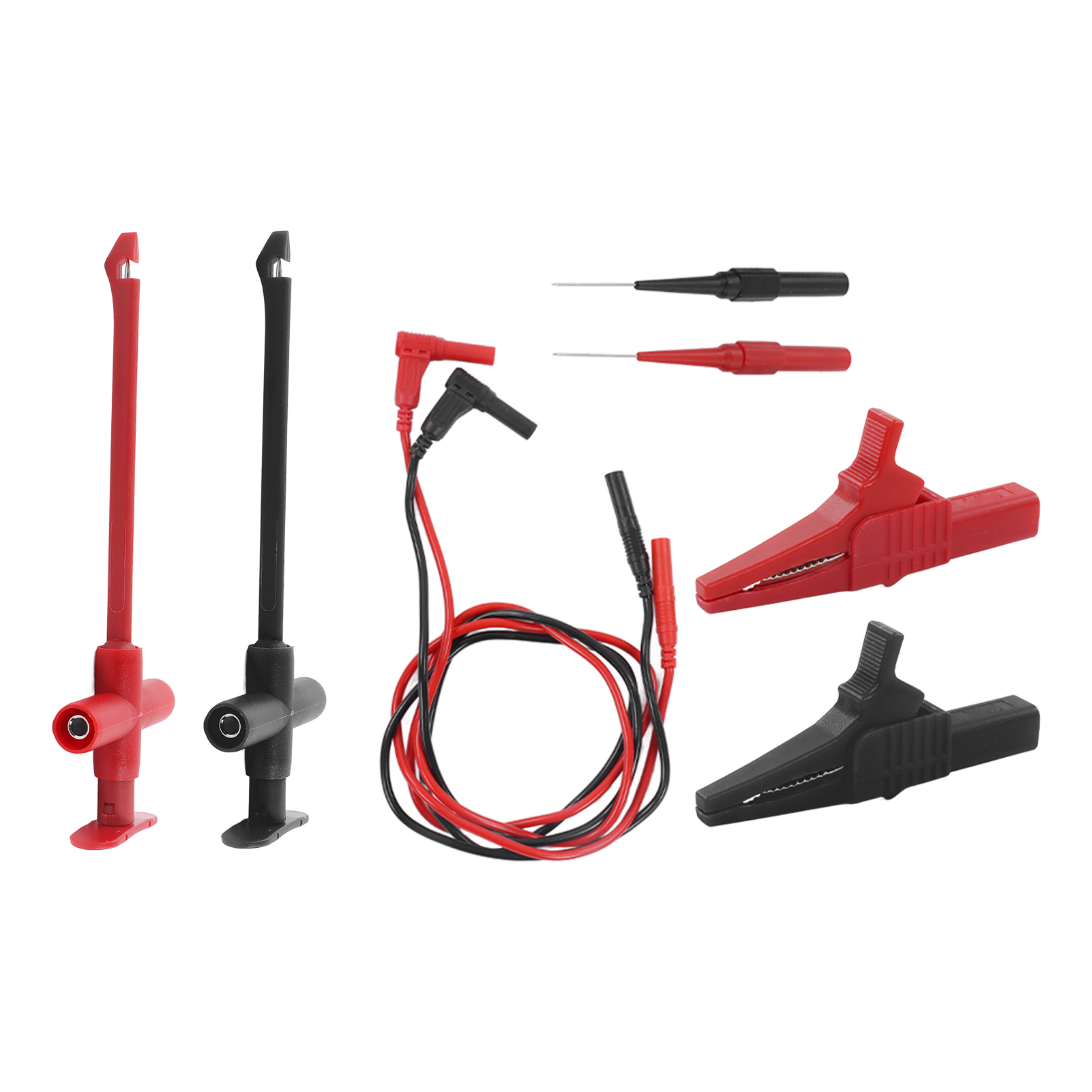 Multimeter-messleitungssatz Mit Messing-, Pvc- Und Pa-spitzen, 30 V Ac – 60 V Dc, Max. 19 A