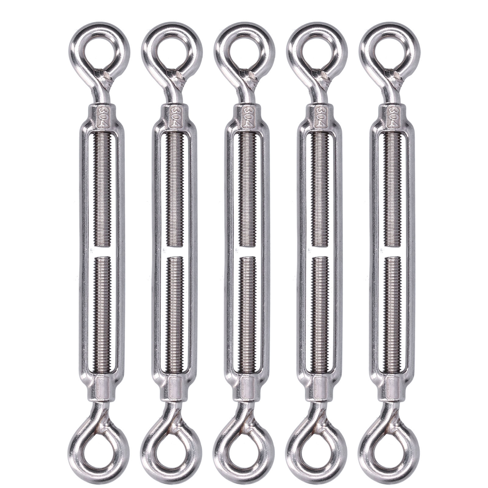 5-teiliges M10-sonnensegelverbinder-set, Kabelspanner Aus Edelstahl 304, Befestigungszubehör