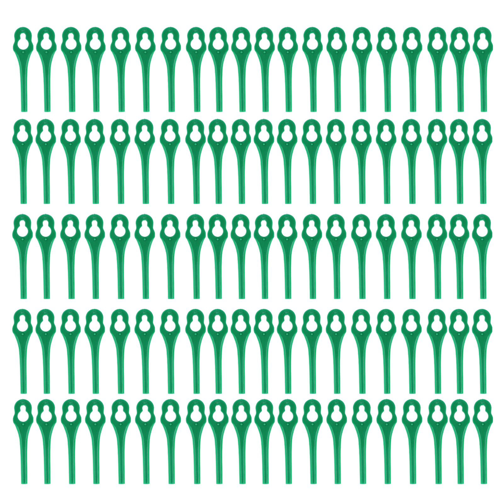 100 Kunststoff-schneidklingen Für Rasenmäher Und Heckenscheren – Manuelle Gartengeräte