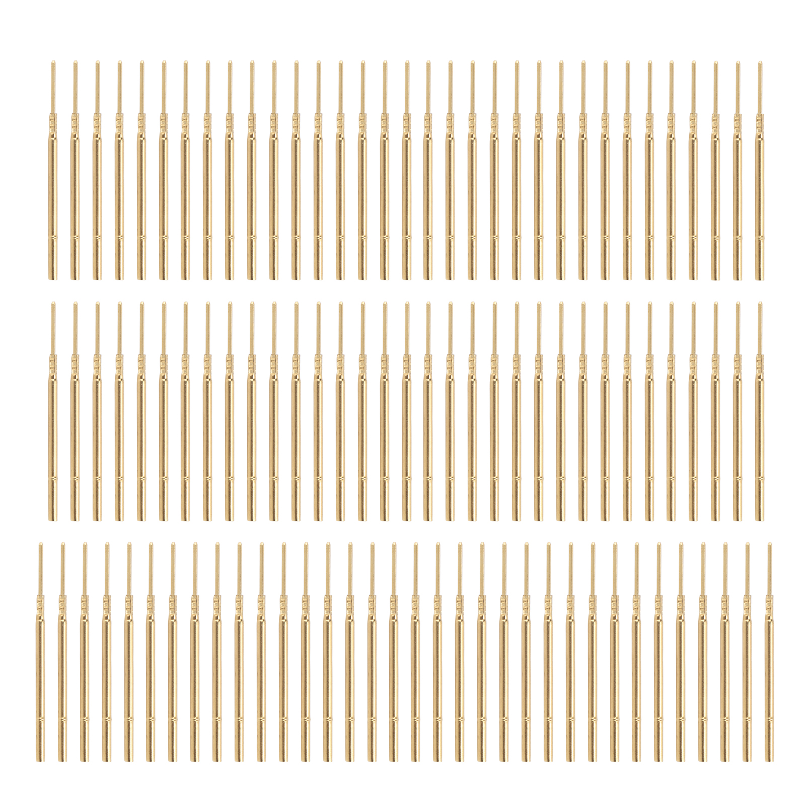 100-teiliges Set Elektronischer Prüfhülsen, 1,7 Mm Durchmesser, 38,3 Mm Länge Für Messspitzen